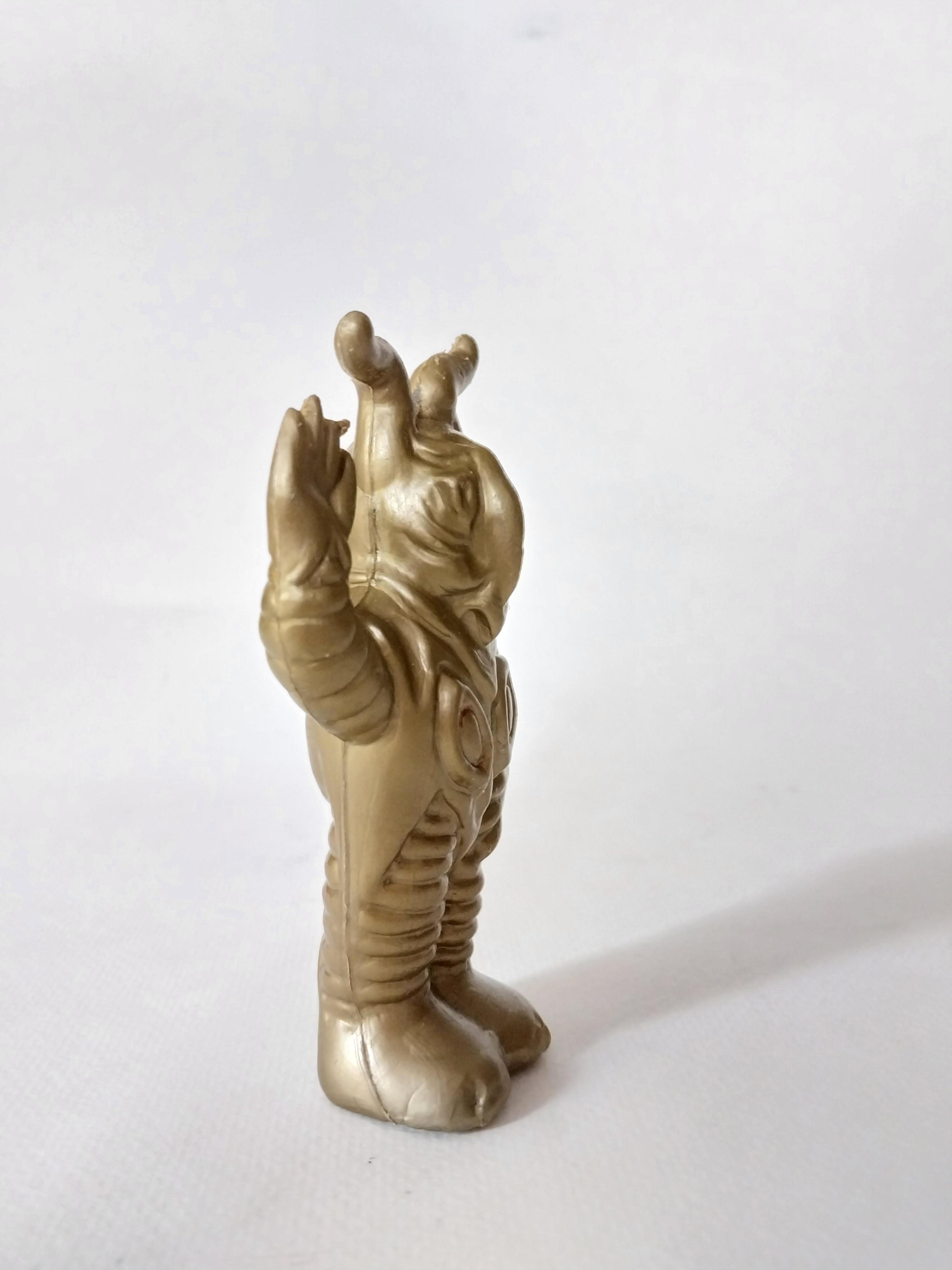 มีหลายภาพ ,สัตว์ประหลาดเซ็ทต้อน พลาสติกโปร่ง งานเรทโทร หายาก ไม่พบบ่อย