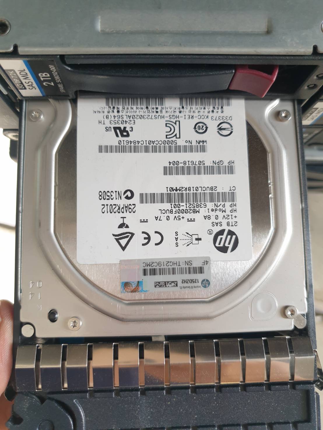 hp storage work 2 TB x12