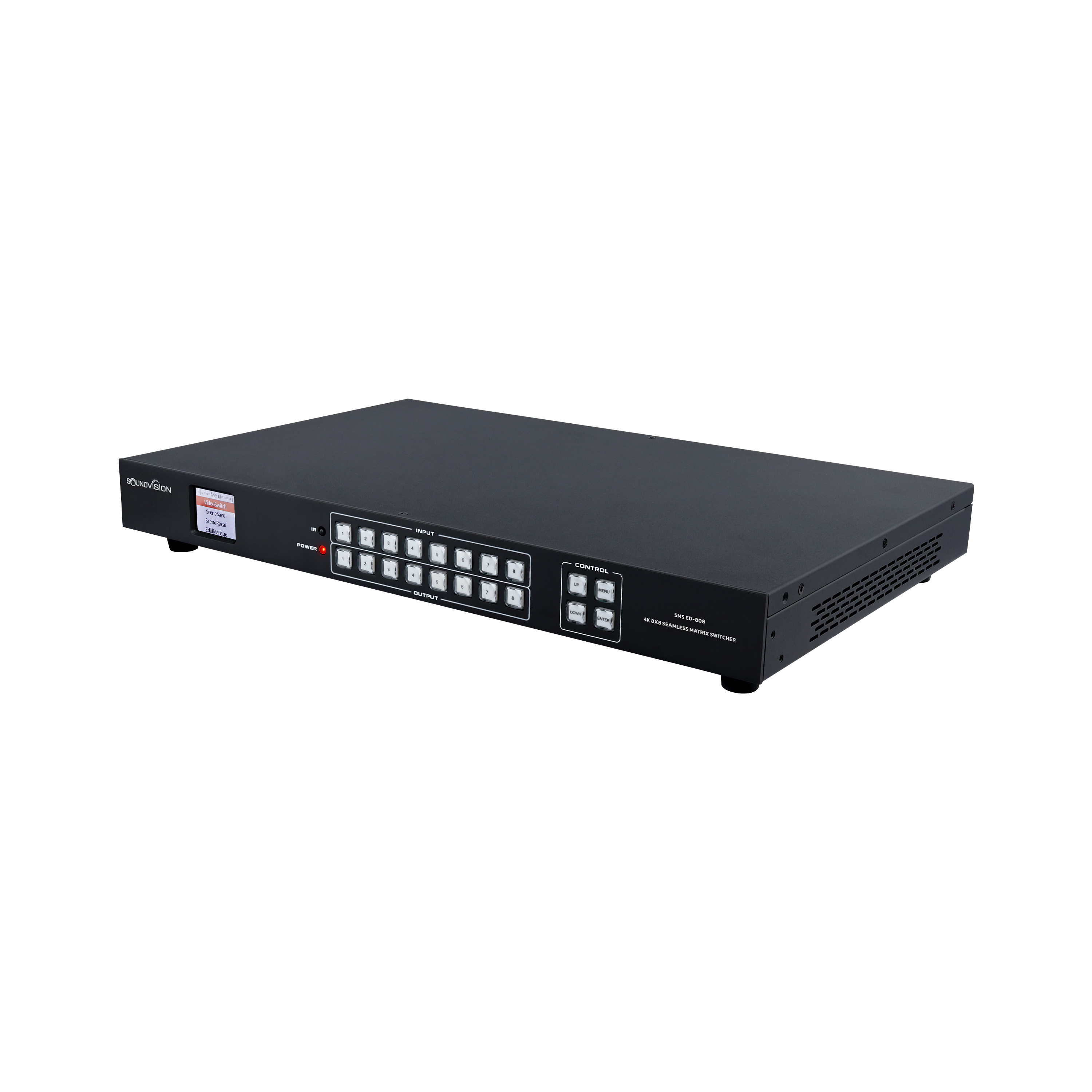 SOUNDVISION SMS-ED-808 เครื่องสลับสัญญาณภาพ แบบเมทริกซ์ 4K