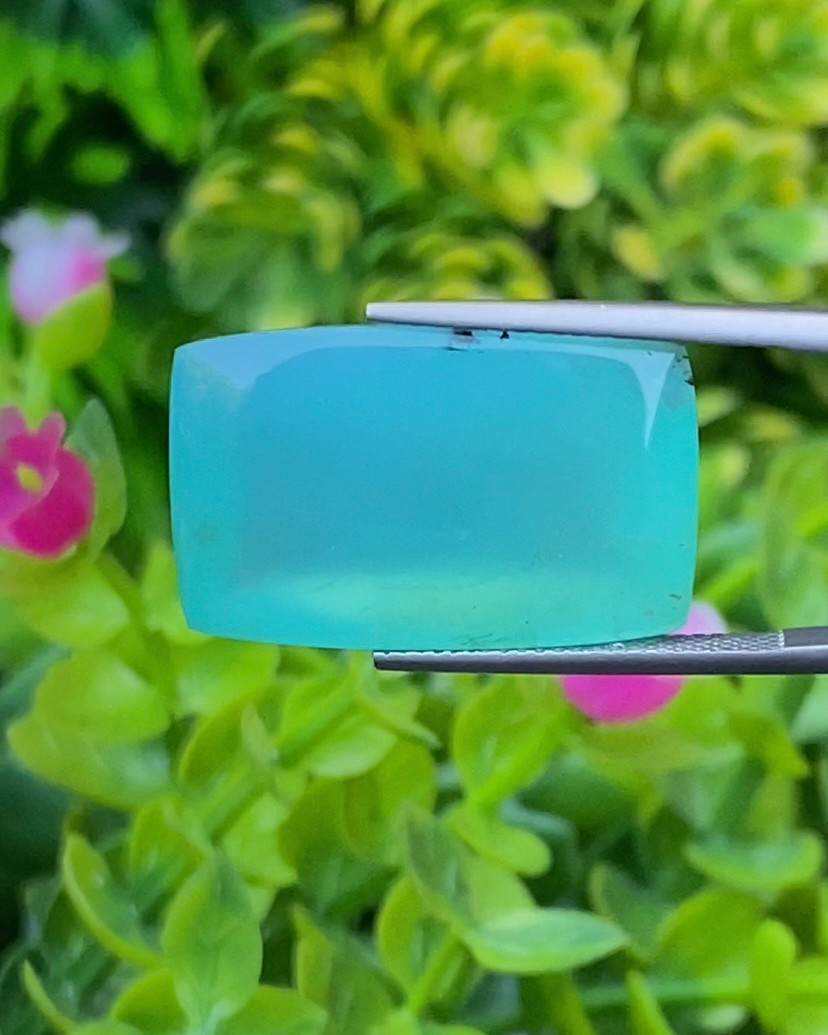 พลอย โอปอลเปรู Peruvian Opal 25.09 กะรัต (Cts.) พร้อมใบเซอร์ พลอยแท้ อัญมณีมงคลประจําวันเกิด เครื่องประดับพลอย