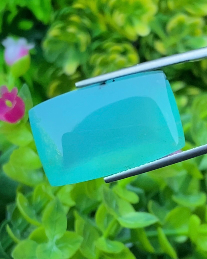 พลอย โอปอลเปรู Peruvian Opal 25.09 กะรัต (Cts.) พร้อมใบเซอร์ พลอยแท้ อัญมณีมงคลประจําวันเกิด เครื่องประดับพลอย