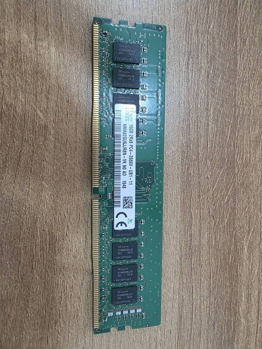 Skhynix 16GB 2Rx8 PC4-2666V-UB1 ram PC