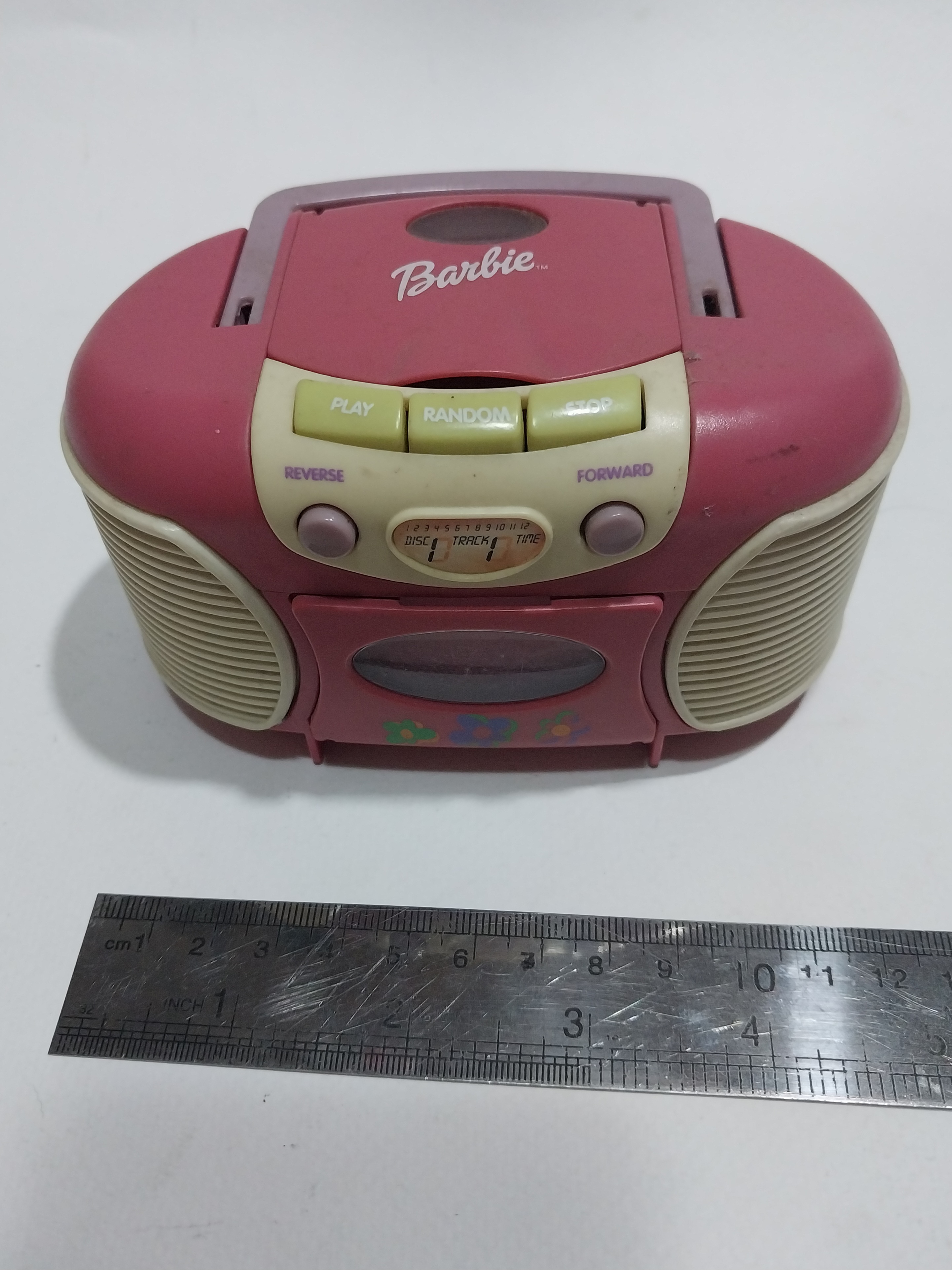 มีหลายภาพ ของสะสมเก่า วิทยุบาร์บี้ **ไม่เช็คแบตเตอรี่ ขนาดเล็ก ตามภาพ