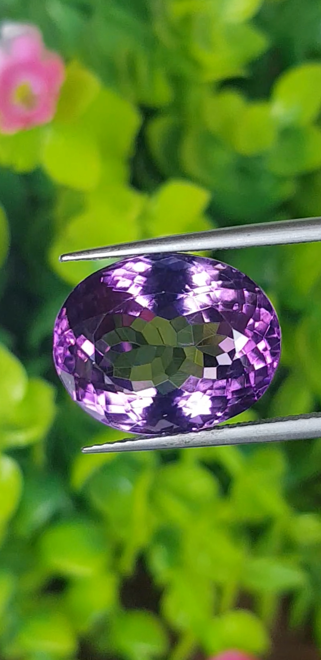 พลอย อเมทิส Amethyst 13.83 กะรัต (Cts.) พลอยแท้ อัญมณีมงคลประจําวันเกิด เครื่องประดับพลอย