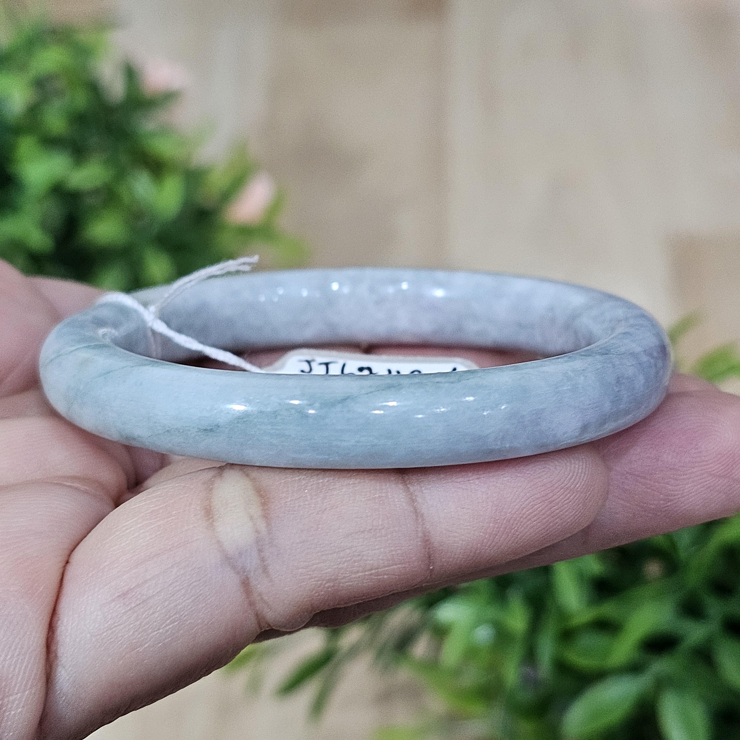 JB6711206 หยก พม่า แท้ Jade กำไลหยก 50.7 มม. (Jadeite bracelet) พม่า (Myanmar)