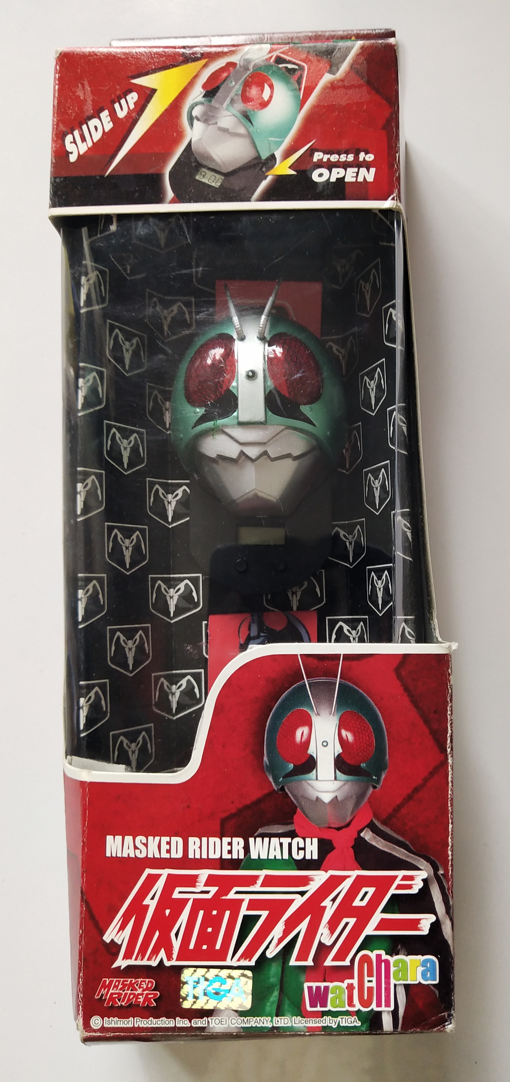 ของสะสม นาฬิกาไอ้มดแดง1 Masked Rider Collection watch, masked rider 1 สำหรับสะสมเท่านั้น*** ในกล่องไม่เช็คแบตเตอรี่-สภาพกล่องดีและชำรุดคละ พร้อมของแถมในกล่อง