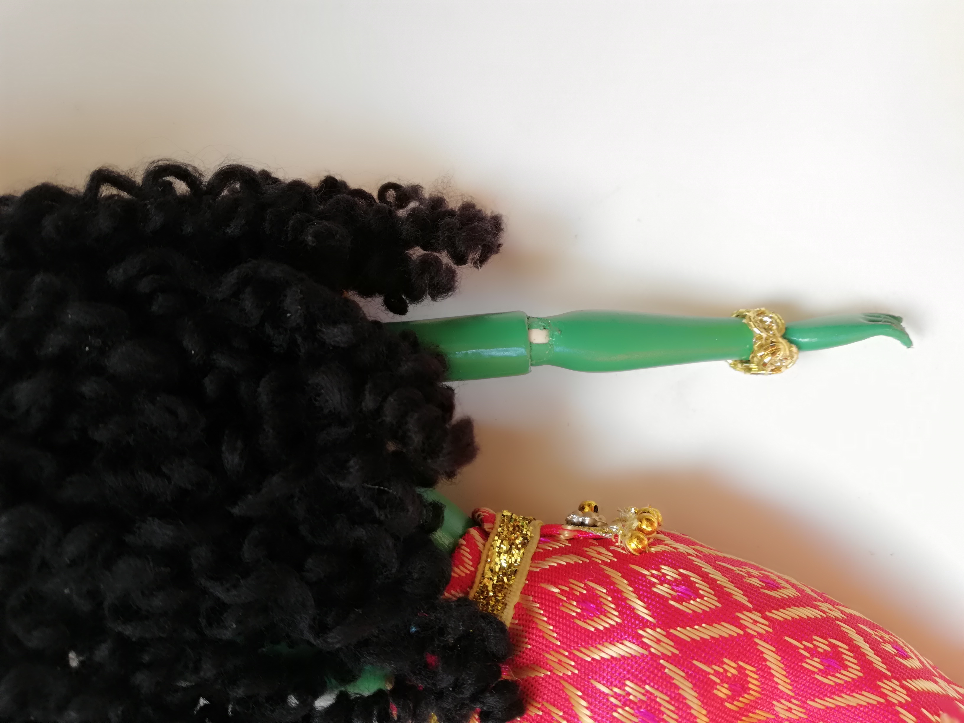 Very special offer, the only 1 piece Handmade custom joint doll, 12" as a giant from Thai Drama"Sang Thong", she is"Ms.Panthurat". She disguised herself to a female human and adobted a child.Once he acknowledged that his mother wa