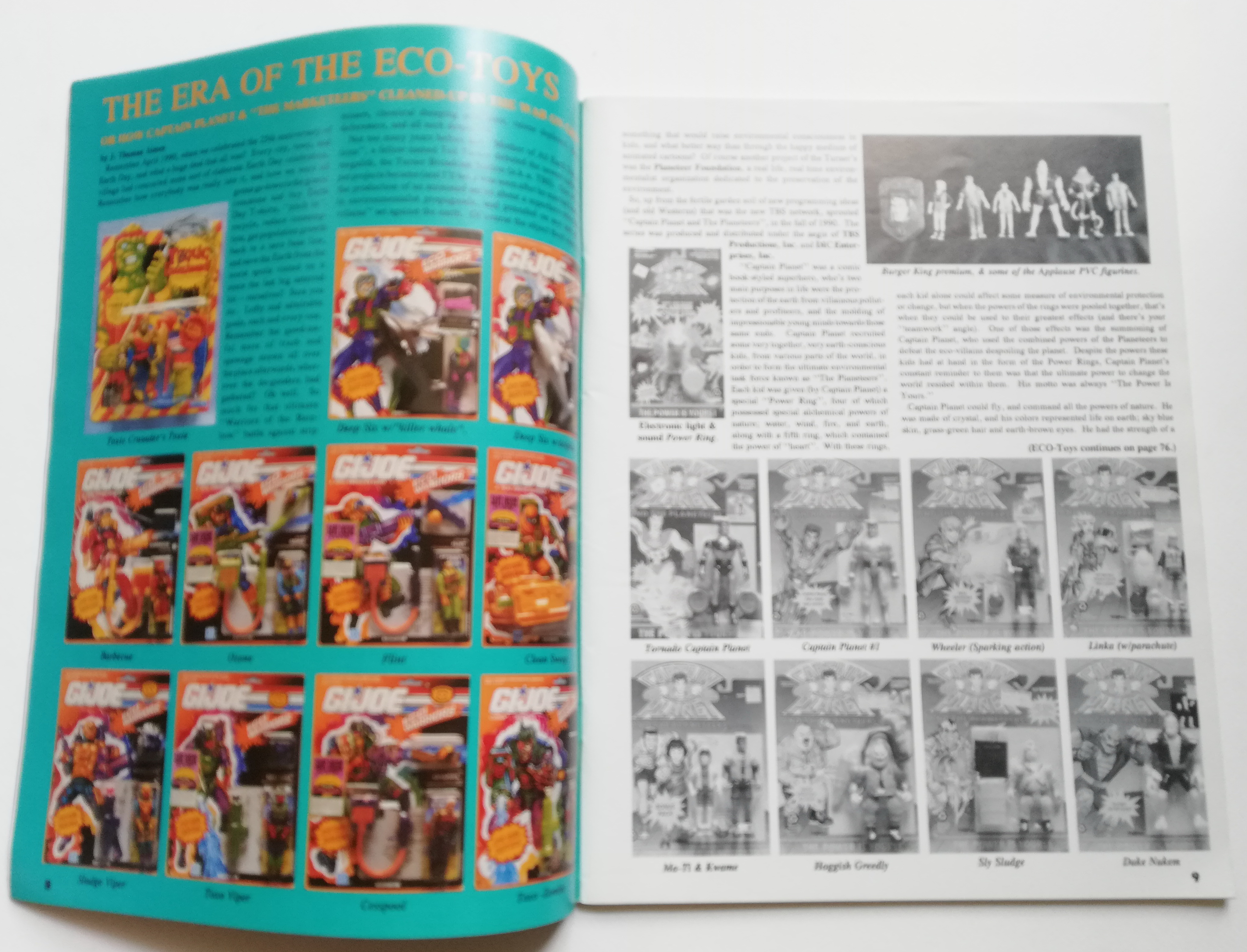 นิตยสารภาษาต่างประเทศ Lee's Action Figure News&Toys Review, August #46_Total Chaos -new Star Wars Figure -Eco-Toys -The Amazing Toy Biz -Starting Lineup -Transformers '89 part2 -McFarlane Toys mixes images and attitude to create