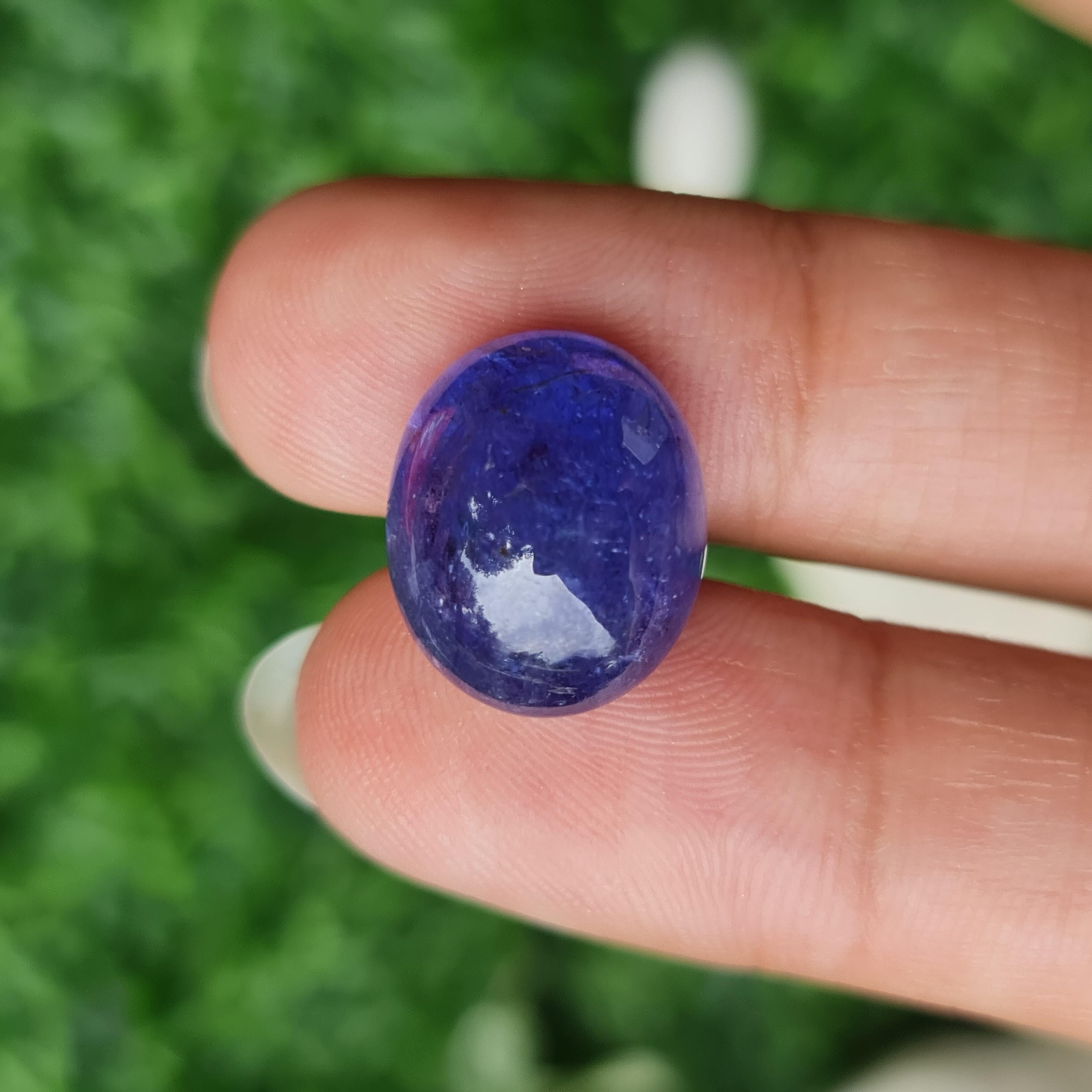 พลอย แทนซาไนท์ Tanzanite 15.79 กะรัต (Cts.) พลอยแท้ อัญมณีมงคลประจําวันเกิด เครื่องประดับพลอย