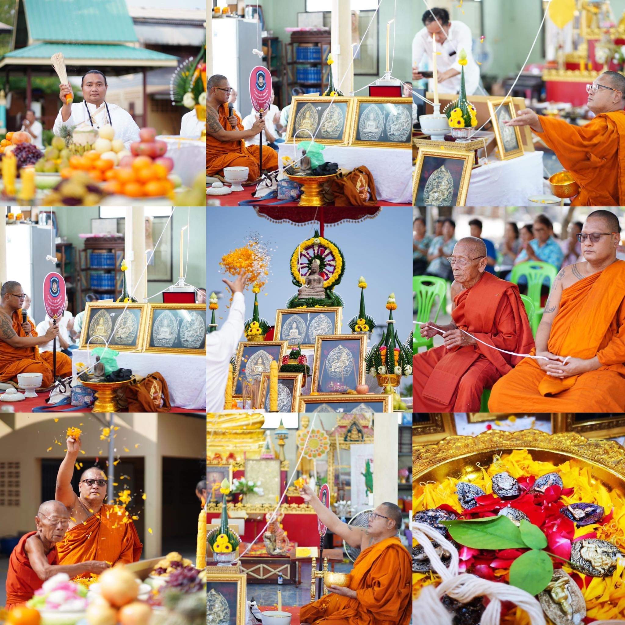 พระกริ่งเจ้าสัวเสวยสุข เนื้อเงินซาติน ขนาด 2.45 X 3.5 เซนติเมตร