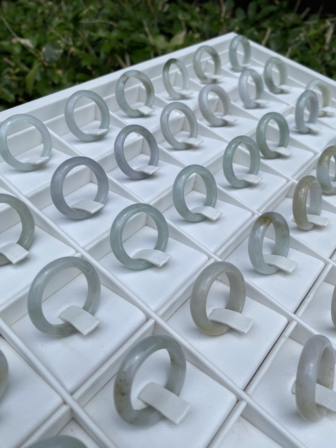แหวนหยก (jadeite) Size 60 หยก พม่า แท้ (Myanmar Jade) Type A