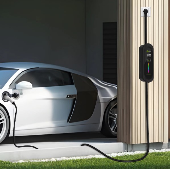 เครื่องชาร์จ EV 16A 1เฟส 220V Type.2 ใช้ในบ้าน / แบบพกพา