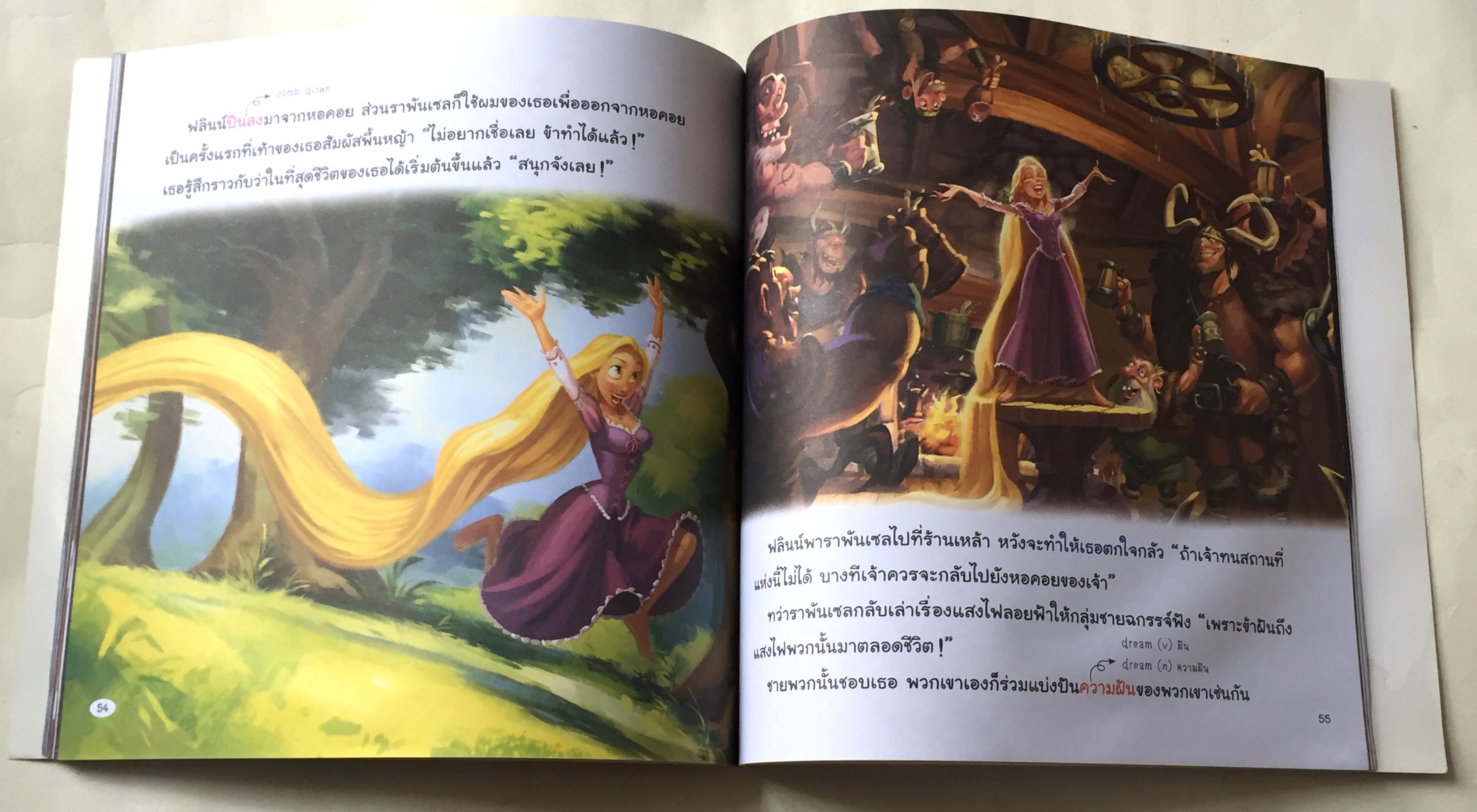 หนังสือนิทานเจ้าหญิงดิสนีย์ **ไม่เช็คแผ่นCD Tangled เจ้าหญิงราพันเซล Rapunzel ตอน ความลับในหอคอยปริศนา
