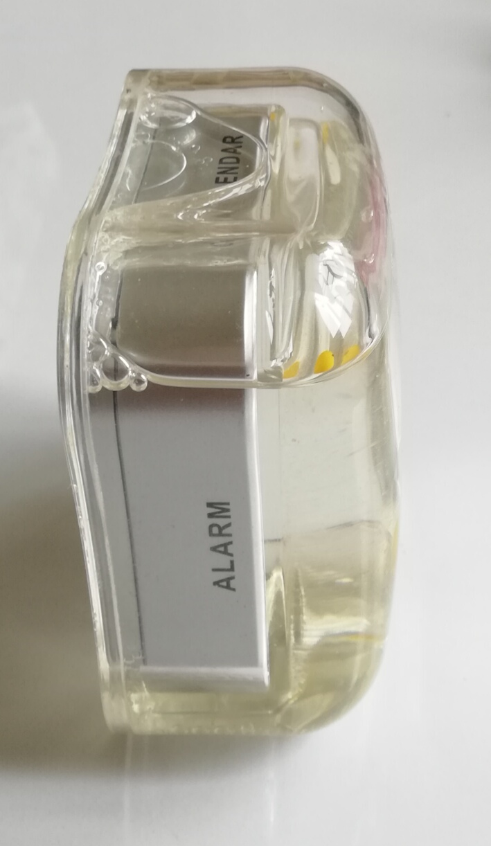 นาฬิกาปลุก-ปฏิทิน ของสะสมจาก Boehringer Ingelheim ทำงานปกติ, Calendar Clock, the collectible from Boehringer ingelheim, work properly