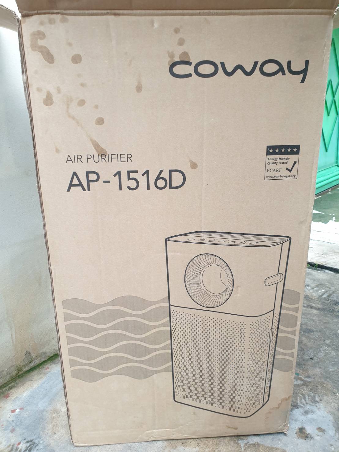 หน้าหนาวกำลังมา มาพร้อมฝุ่นเสมอ เครื่องฟอกอากาศ Coway AP-1516D เครื่องใหม่เลย