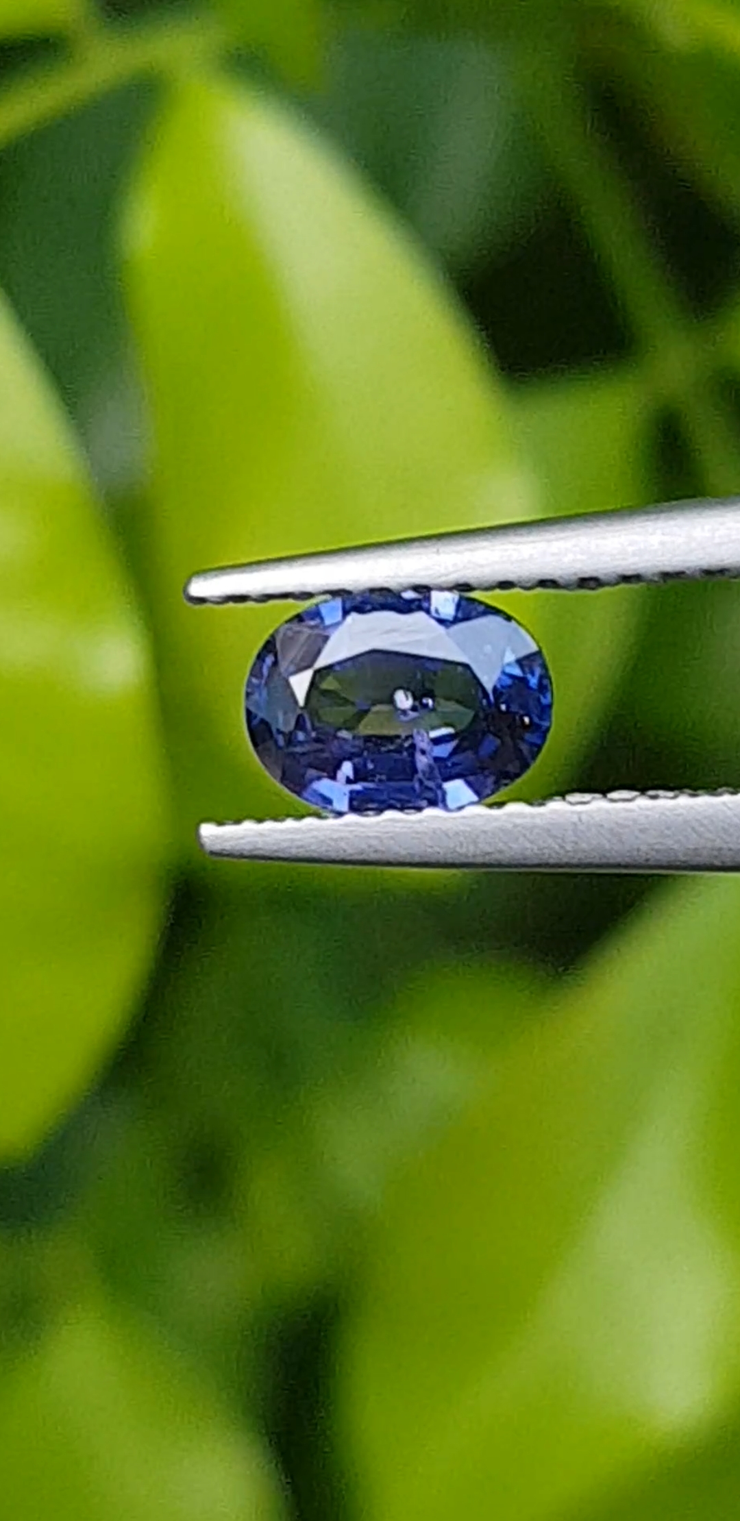 พลอย ไพลิน Blue Sapphire 0.67 กะรัต (Cts.) พลอยแท้ อัญมณีมงคลประจําวันเกิด เครื่องประดับพลอย