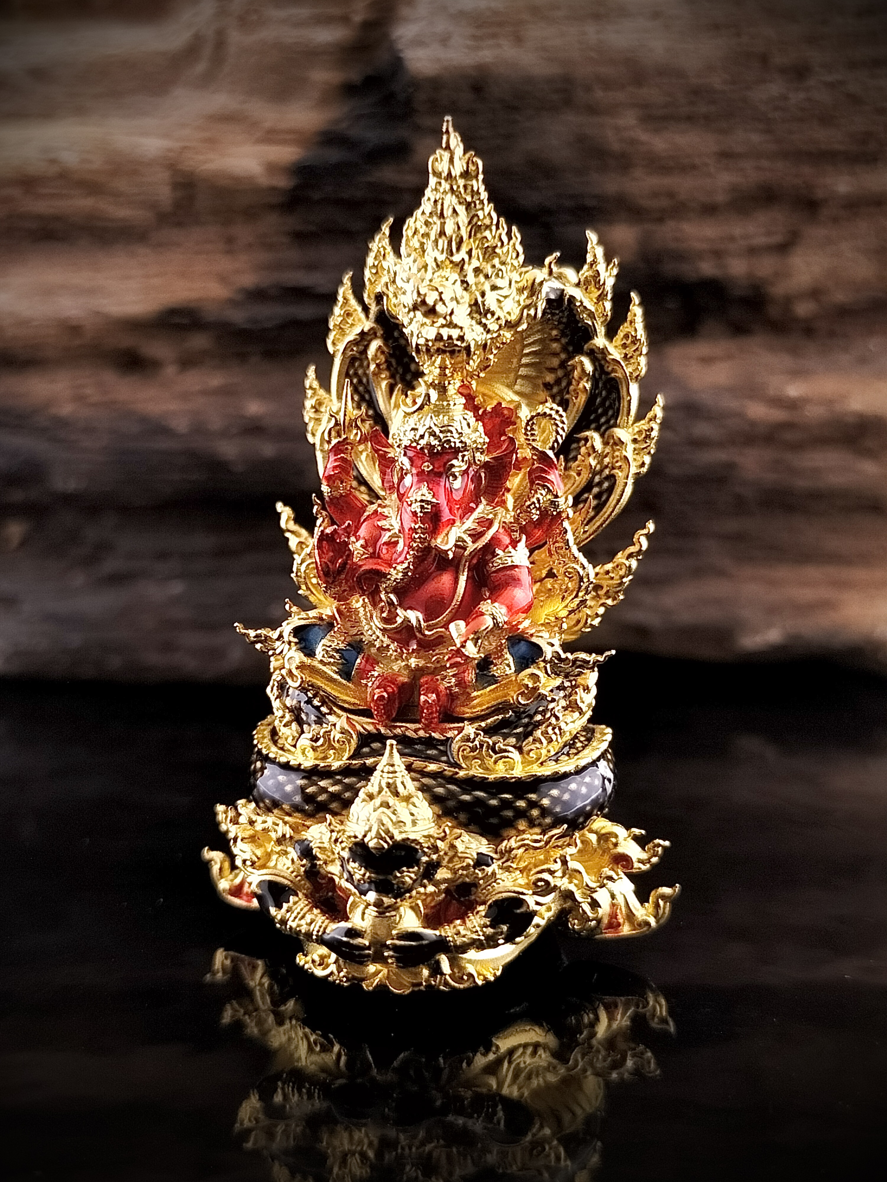 พระพิฆเนศนาคปรก รุ่น กำเนิดปัญญา (เกิดขึ้น)