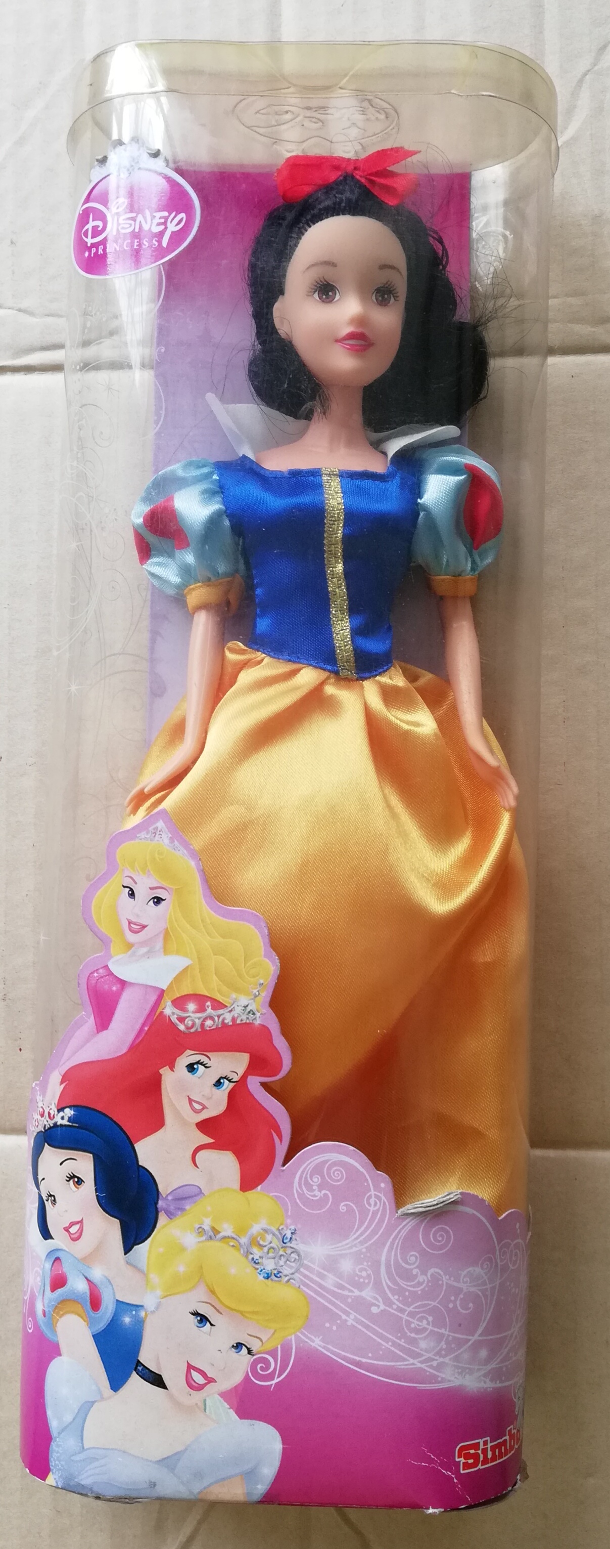 ของสะสมในแพ็ค สภาพแกะกล่อง, กล่องเก่ามีตำหนิตามภาพ Disney Princess, Princess Snow White, เจ้าหญิง ดิสนีย์ เจ้าหญิงสโนว์ไวท์, ลิขสิทธิ์Simba Toys