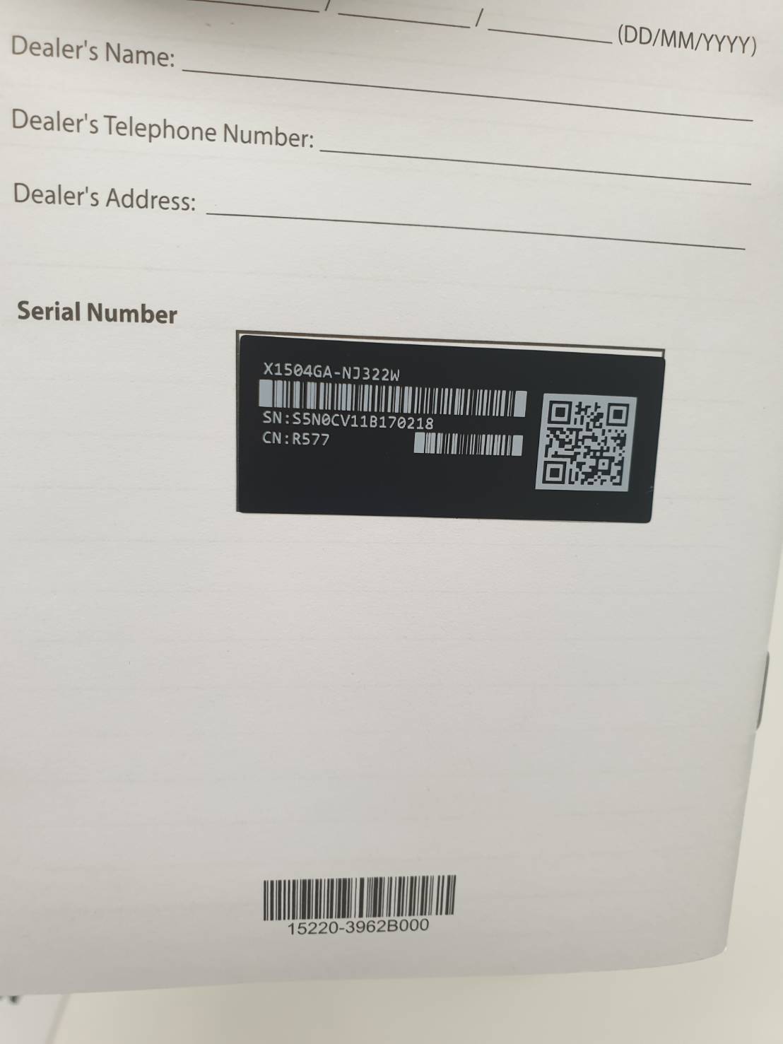 Asus Vivibook Notebook i3 gen12 i3-N305 Ram 8GB m.2 512 ใหม่มากมีกล่องมีประกัน