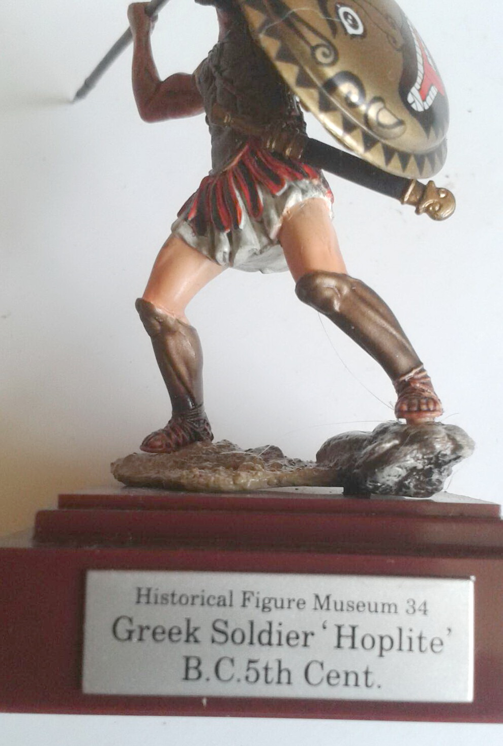 โมเดล ฟิกเกอร์ทหารกรีกโบราณ Historical Figure Museum 34 "Greek Soldier (Hoplite)" B.C.5th Cent.