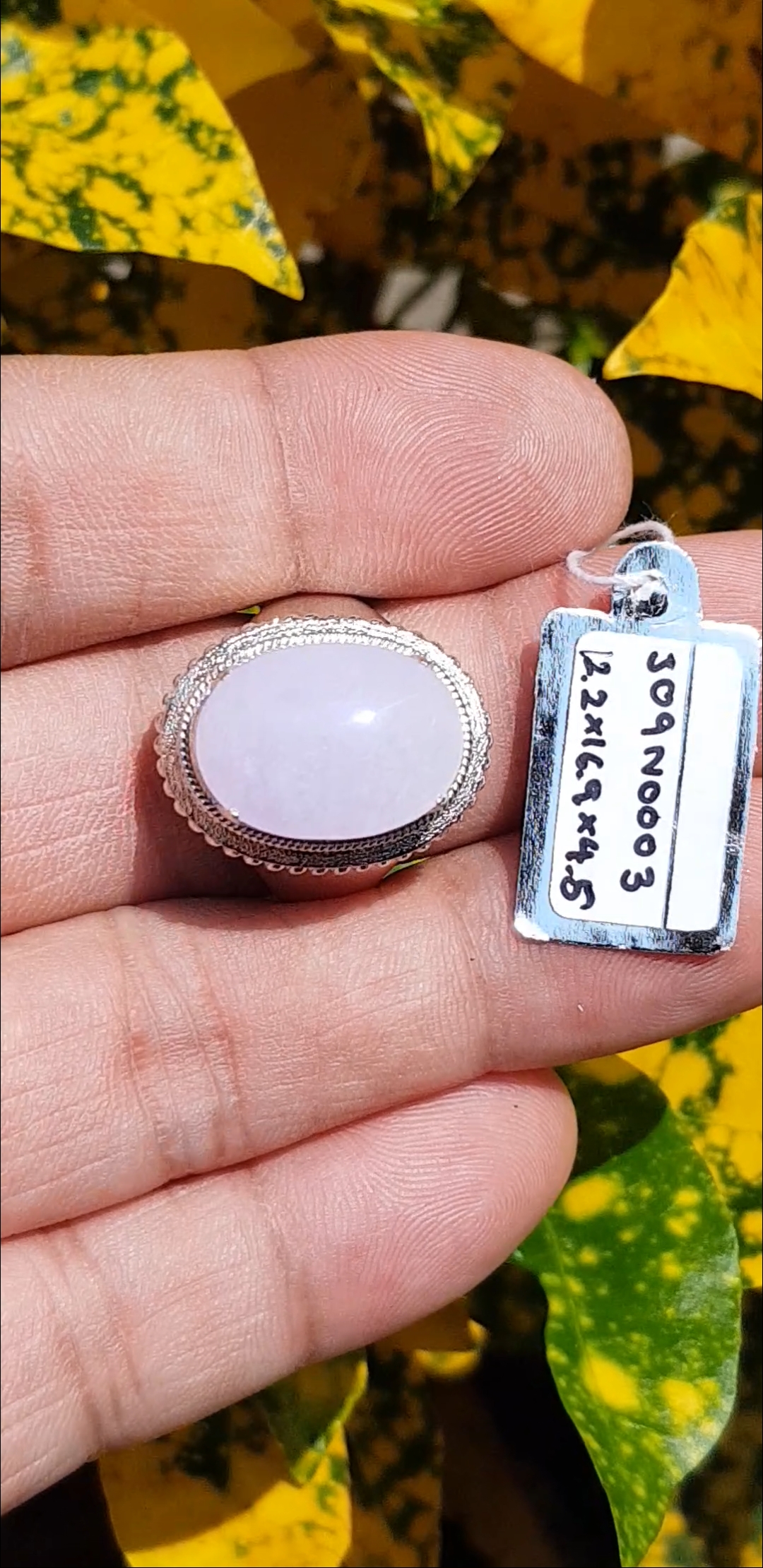 หยก พม่า แท้ Jade แหวนหยก 翡翠戒指 (Jadeite ring) 7.52 กะรัต (Cts.) Size 59 ดิบ ไม่ผ่านการปรับปรุง (Type A) พม่า (Myanmar)
