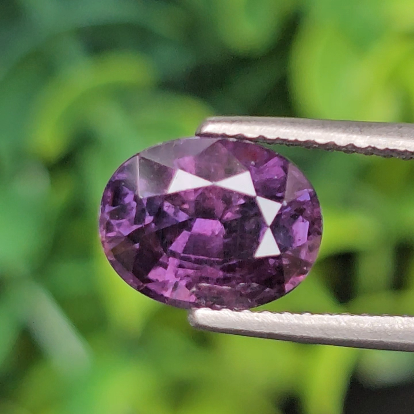 พลอย คัลเลอร์เชนจ์ แซฟไฟร์ Color Change Sapphire 3.40 กะรัต (Cts.) พลอยแท้ อัญมณีมงคลประจําวันเกิด เครื่องประดับพลอย