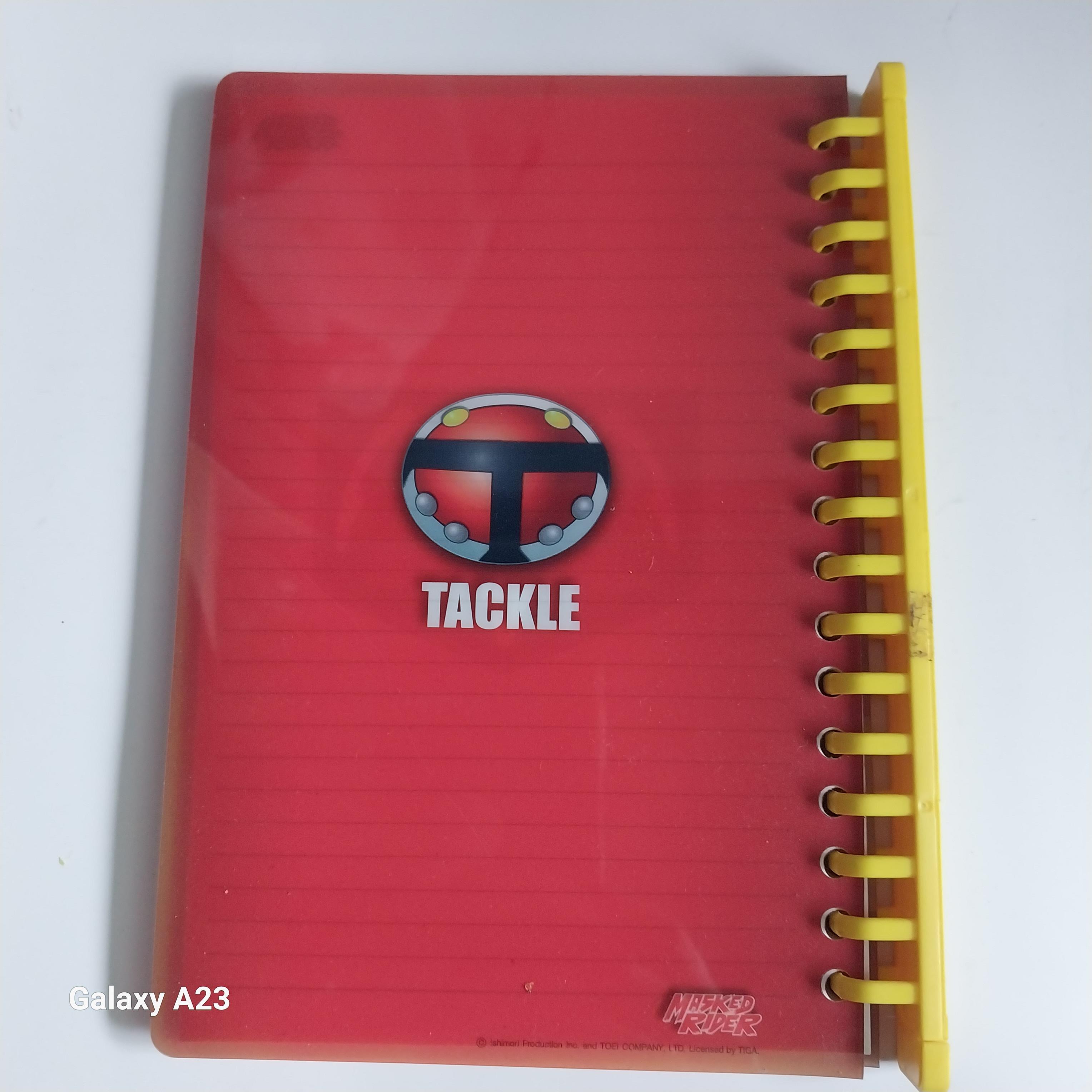 มือ 1 เก่าเก็บ สมุดโน๊ต โชวะไรเดอร์ แทคเกิ้ล Tackle