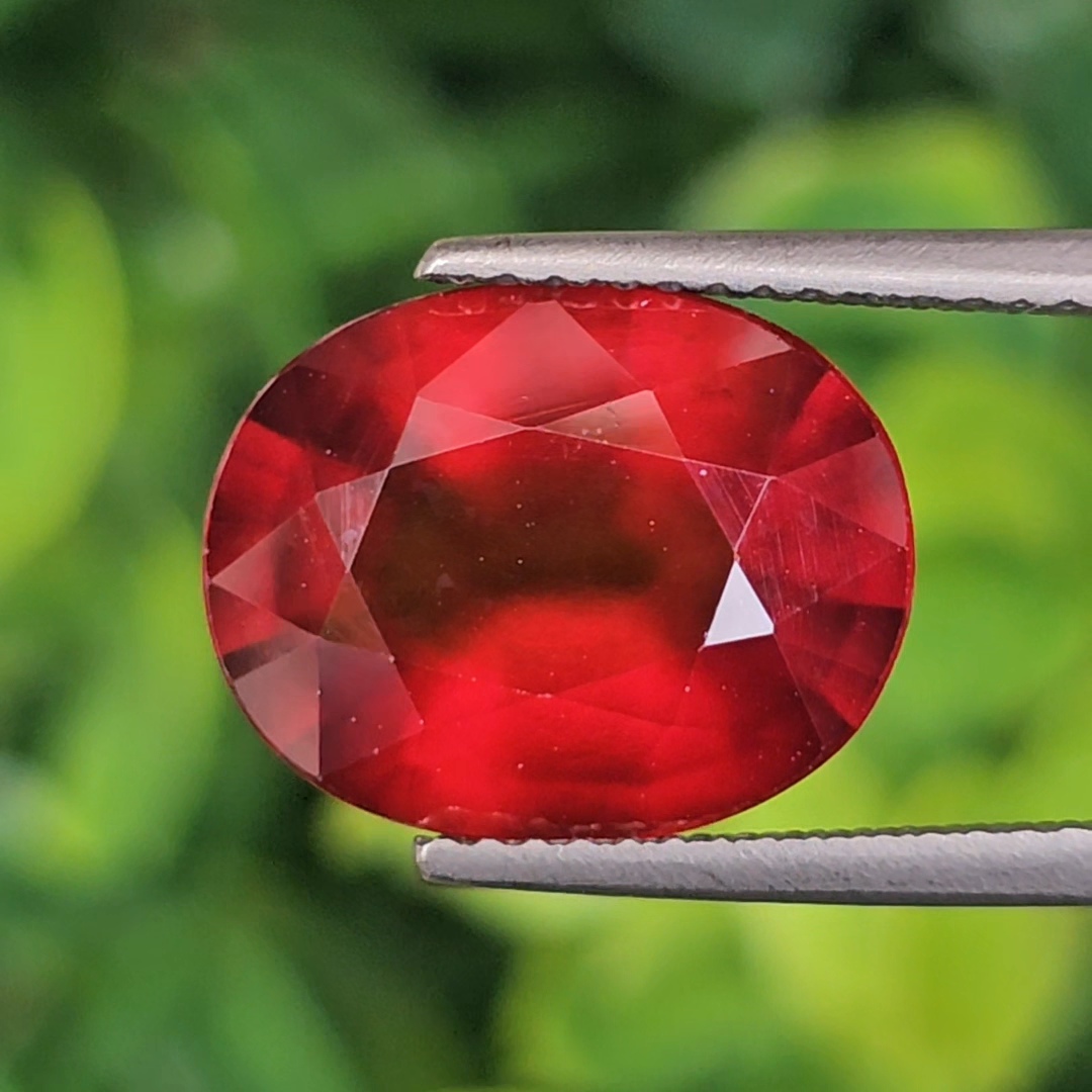 พลอย เฮลโซไนท์ การ์เน็ท Hessonite Garnet 6.25 กะรัต (Cts.) พลอยแท้อัญมณีมงคล ประจําวันเกิด เครื่องประดับพลอย