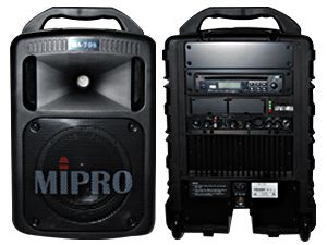 MIPRO MA-708PAD ตู้ลำโพงอเนกประสงค์ Portable PA System 120W (CD/USB Player/MP3)