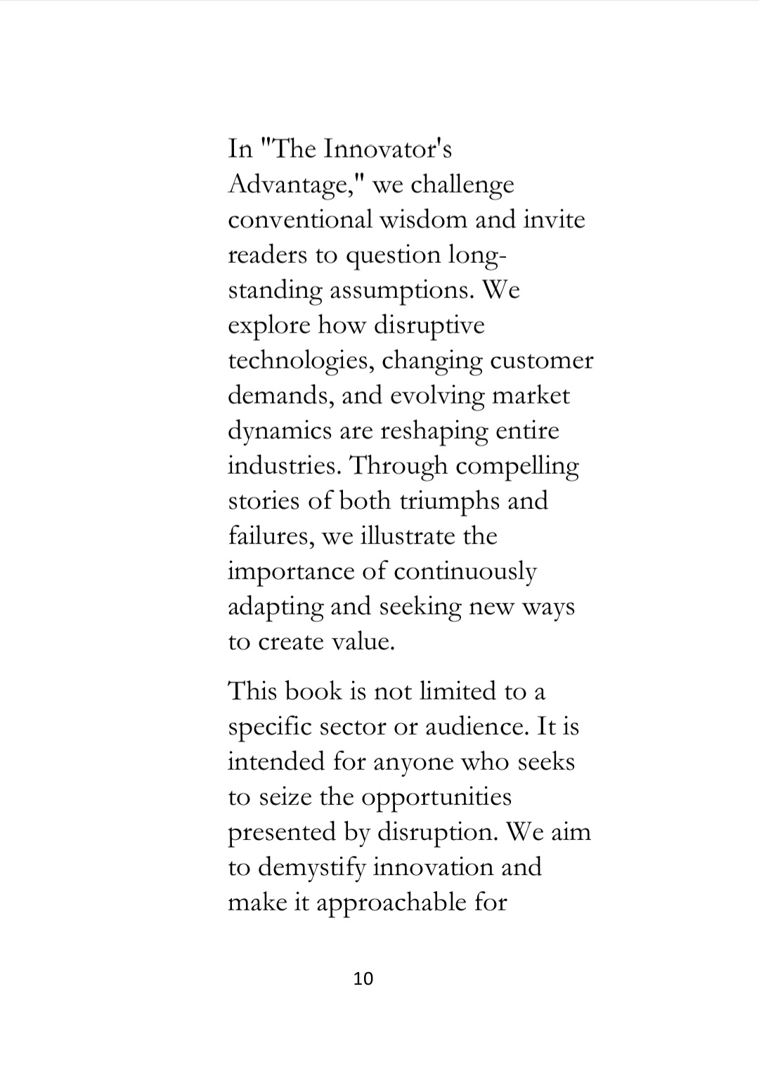 E-Book only (QR for purchasing is available in the picture next to its' cover, Business Book,English Version, INNOVATOR'S ADVANTAGE Disruptive Business Model for the Future by Hannarong Shamsub, Ph.D.,First Edition 2023