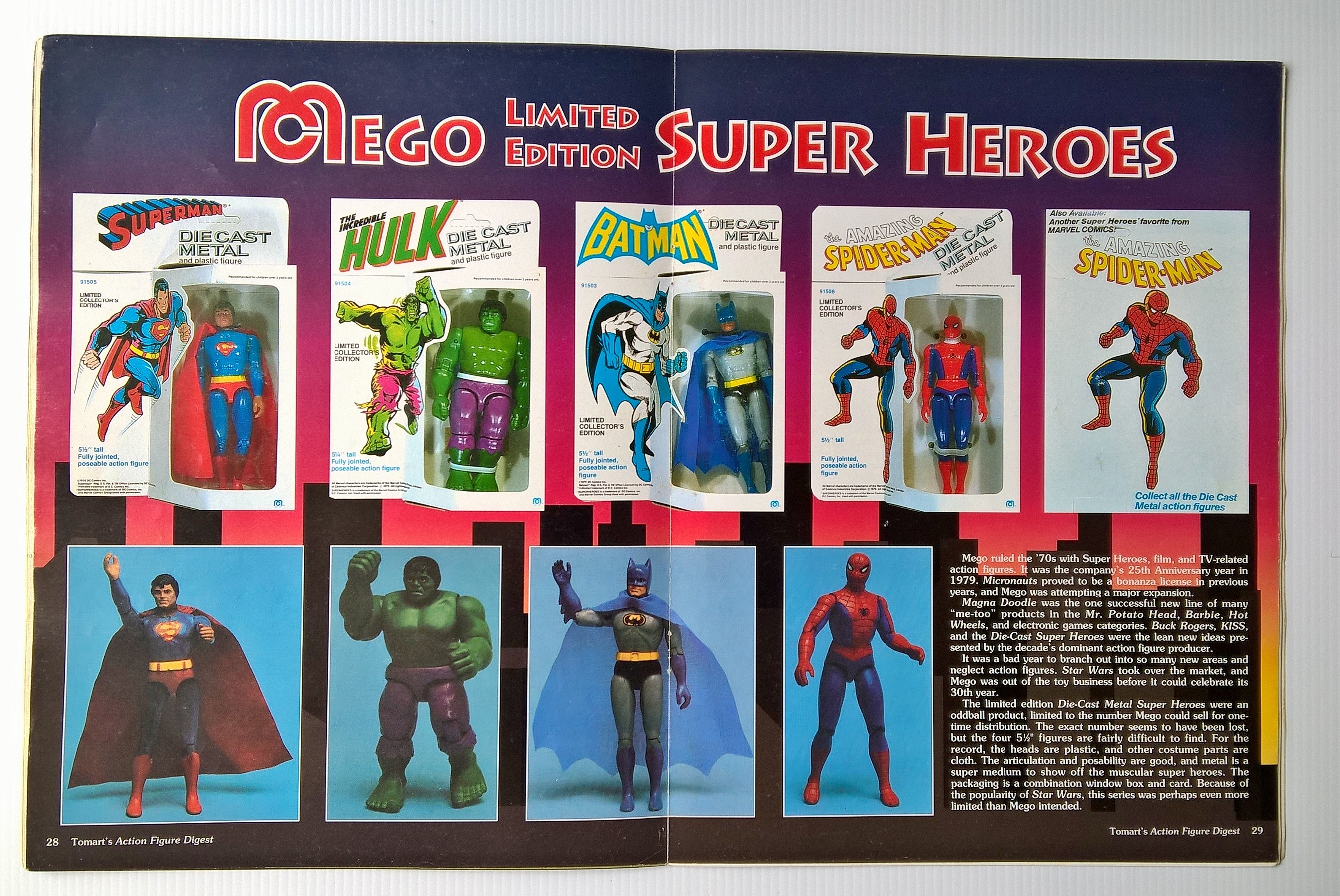 นิตยสารเก่าแนวการ์ตูน Tomart's ACTION FIGURE Digest, No. 25 October 1995 ถอดแม๊กเย็บเล่ม หน้าครบ ในเล่ม Lord of the Rings Mego Lid., Edition Super Heroes Takara G.I. Joes Star Wars updated