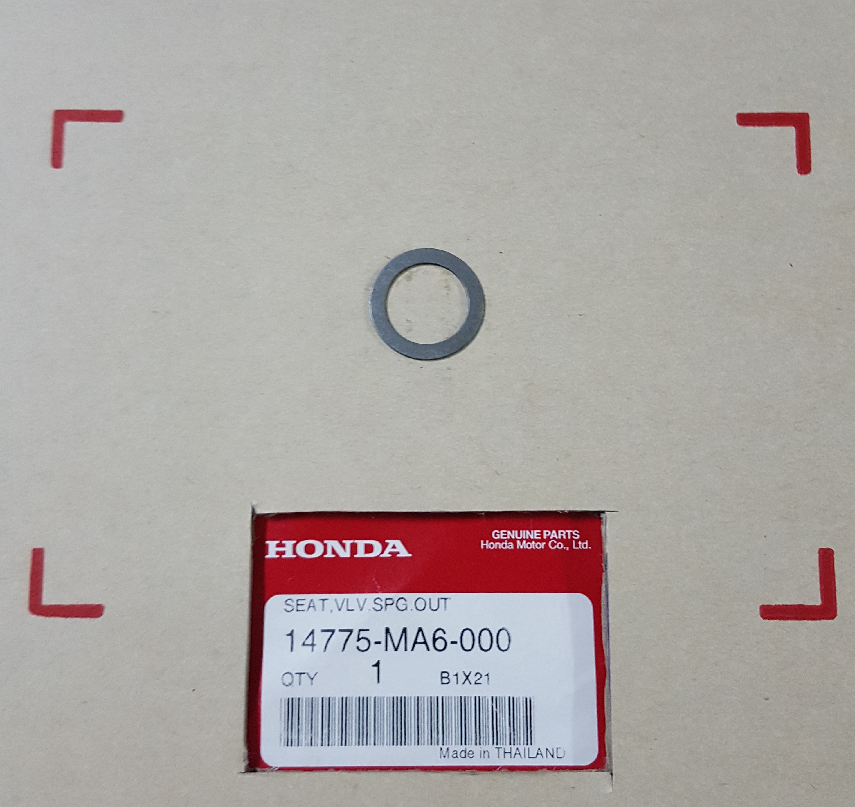 รองสปริงวาล์วตัวล่าง ดรีม100/C100N