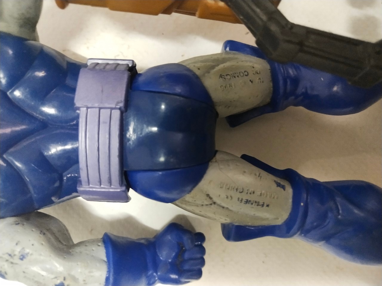 AFC แอคชั่นฟิคเกอร์ ดาร์คไซด์ ตัวร้ายฝั่ง DC ศัตรูของ จัสติสลีค ( JLA) ยางตัน ขนาดตามรูป มือสองเก่าเก็บตามสภาพ มีรอยถลอกหลายแห่งตามรูป