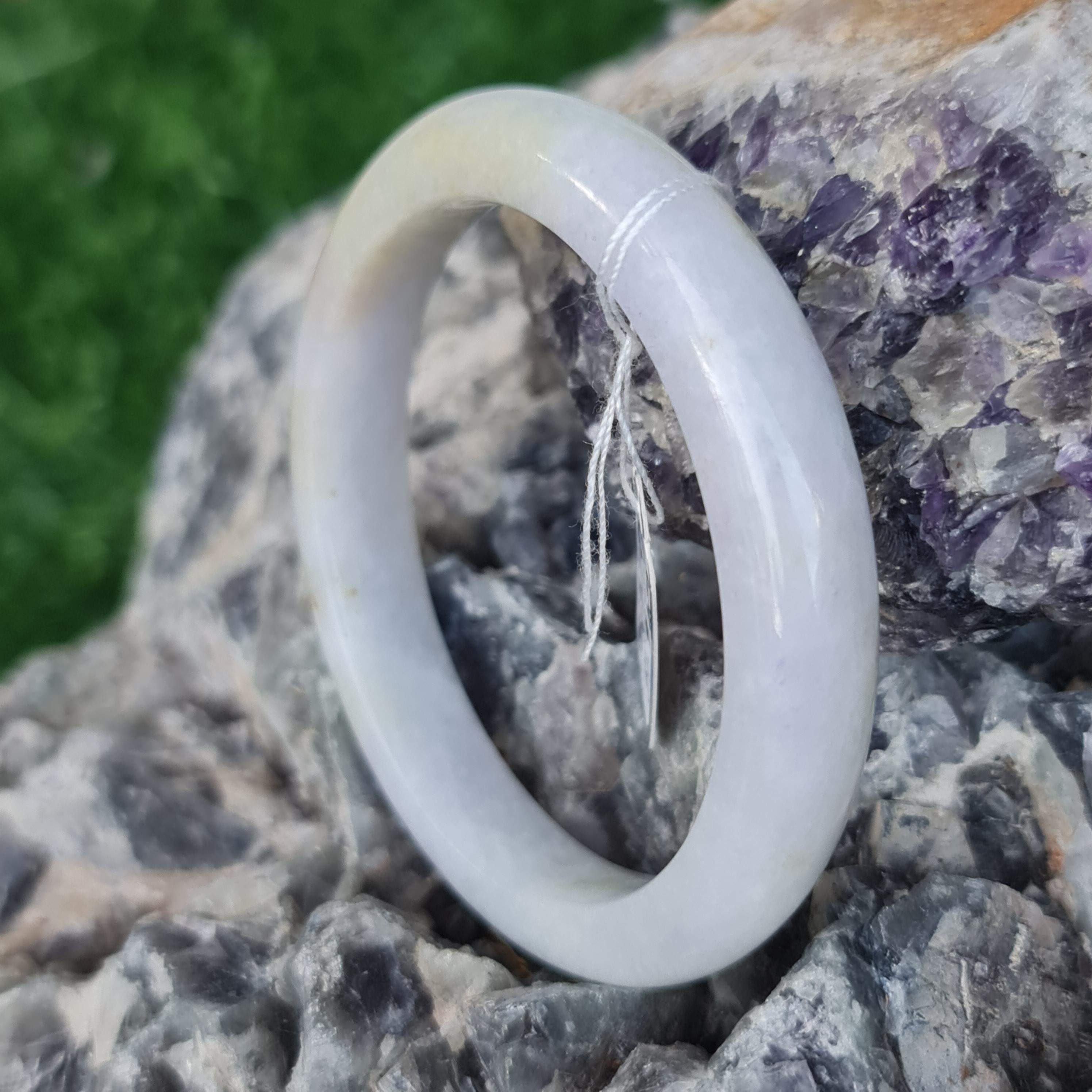 JB6711049 หยก พม่า แท้ Jade กำไลหยก 51.9 มม. (Jadeite bracelet) พม่า (Myanmar)