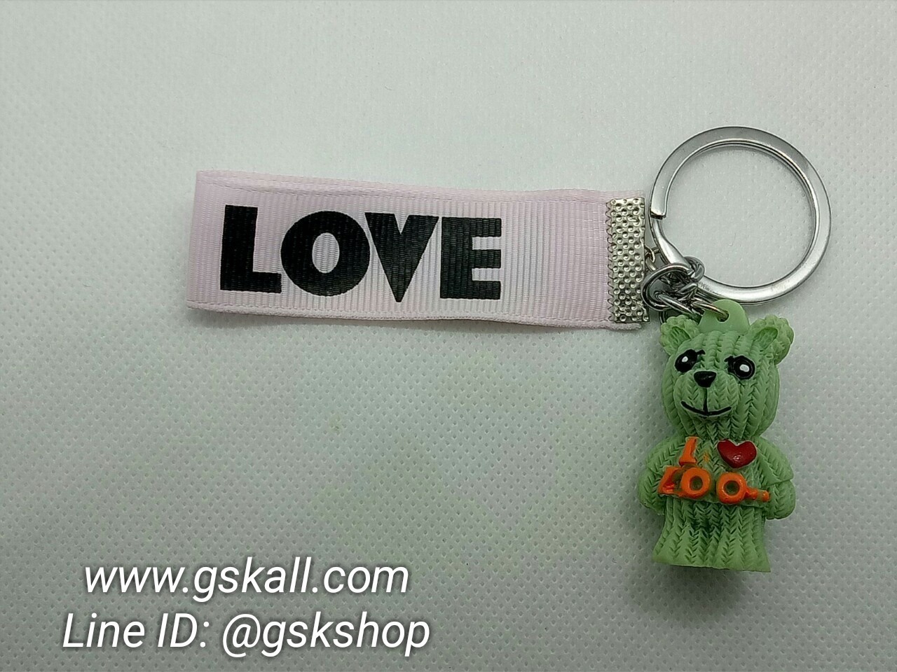 พวงกุญแจหมีLOVE