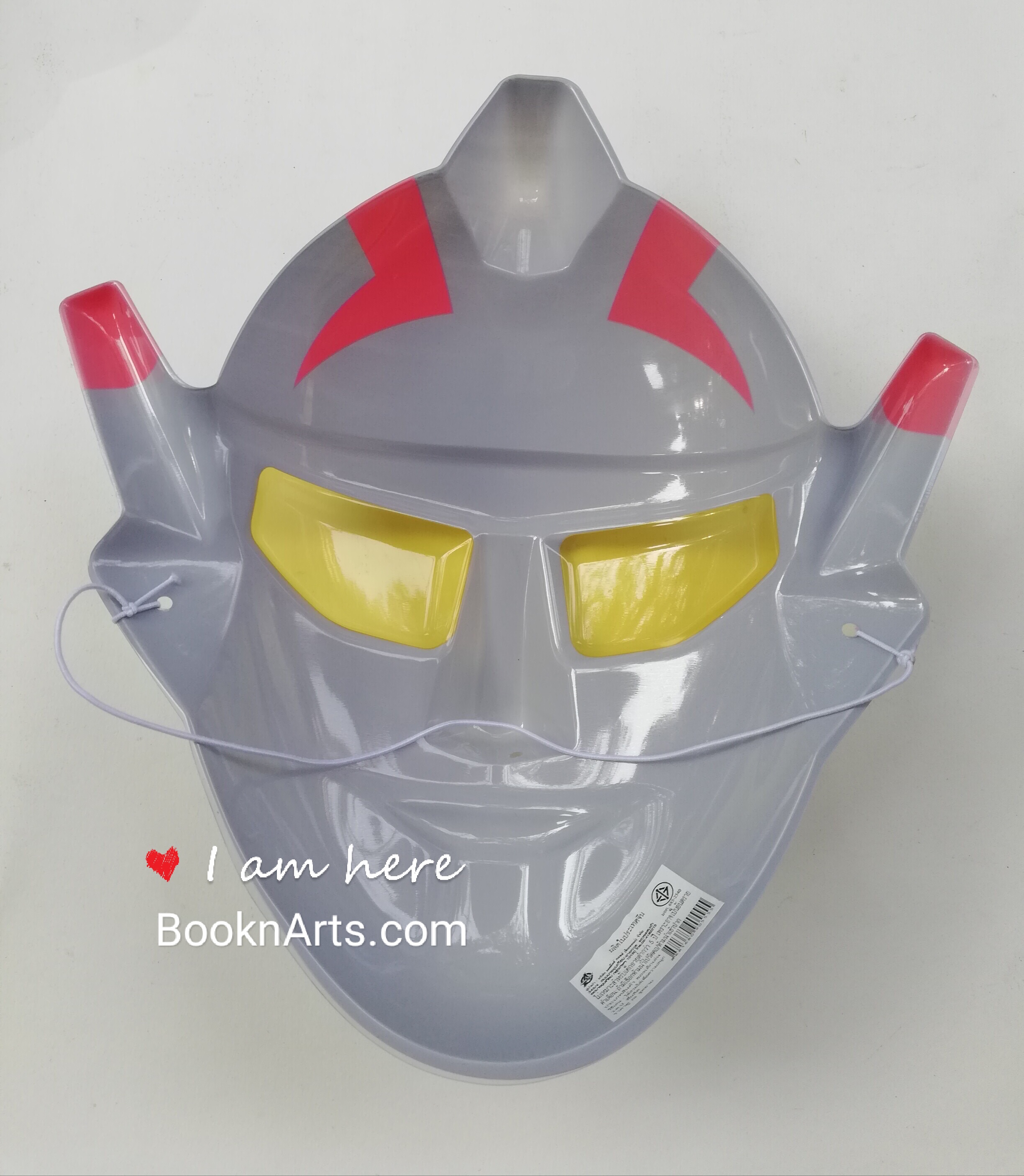 หน้ากากพลาสติกยอดมนุษย์จัมโบ้เอ JUMBO A ขนาดประมาณ 10"*8.5"