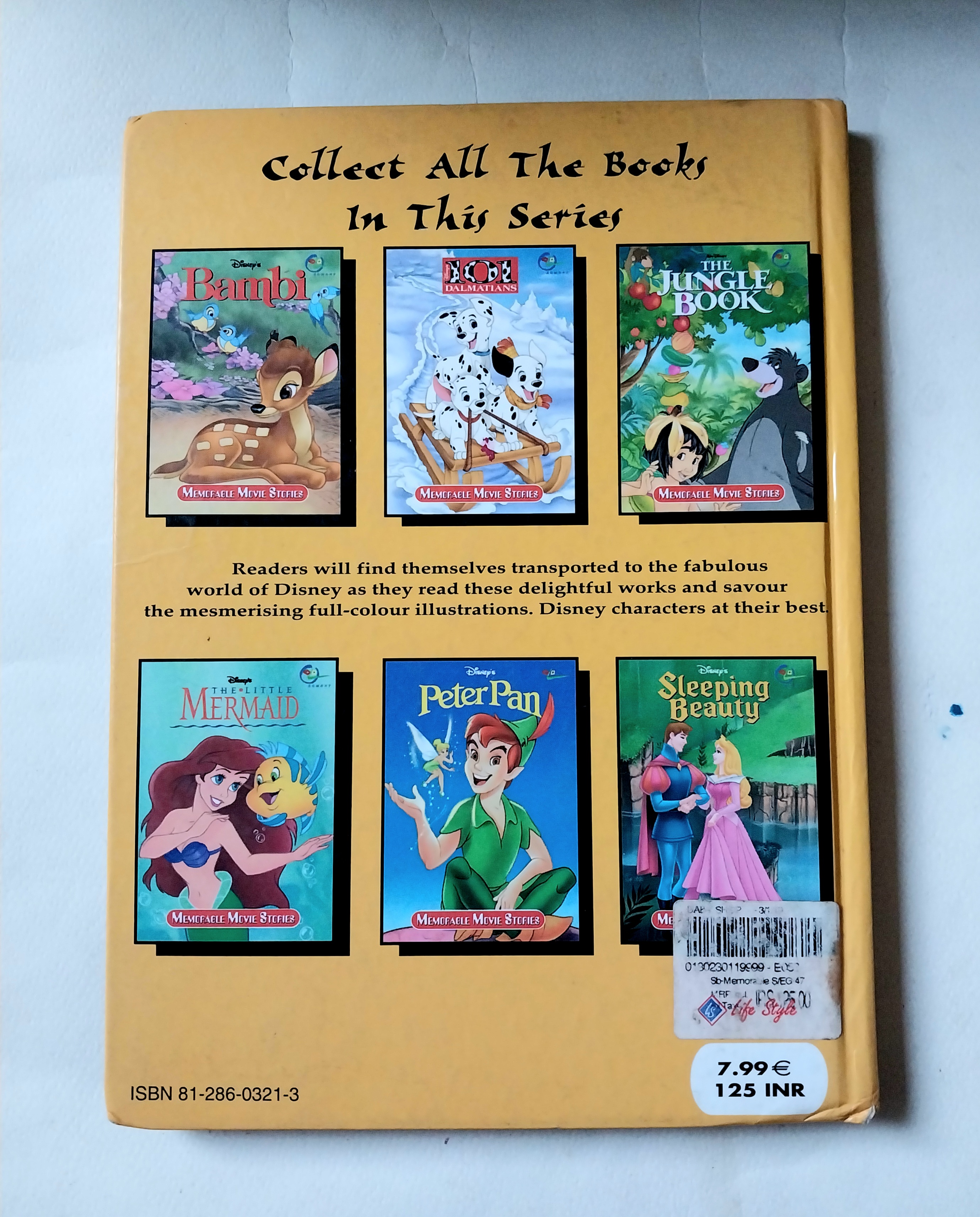 มีหลายภาพ*** มีตำหนิทั้งเล่ม โปรดดูทุกภาพ, หนังสือปกแข็งภาพสวยเรื่องราวน่ารัก** ภาษาอังกฤษ แบมบี้ Bambi จากดิสนีย์ Memorable Movie Stories