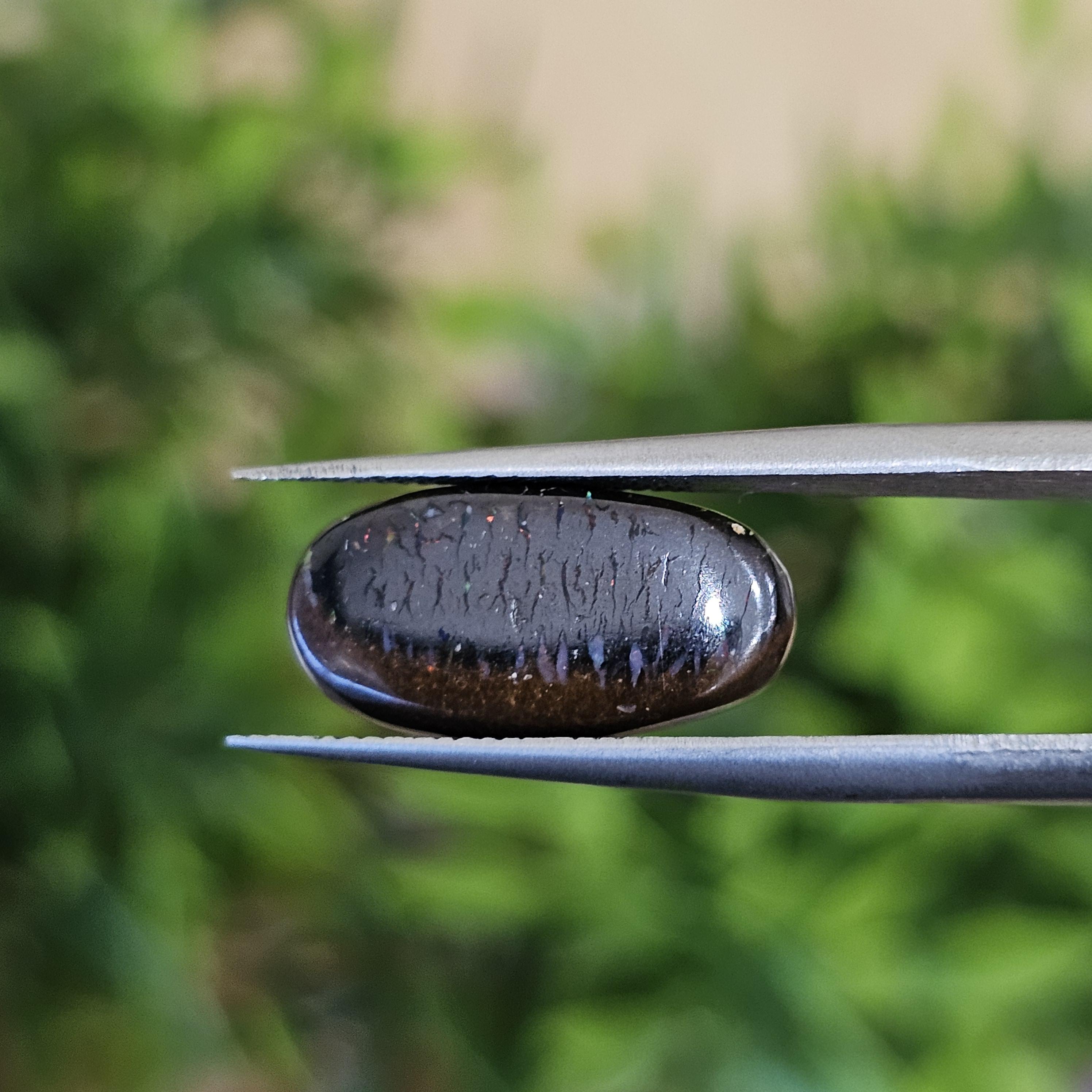 พลอย โอปอล Opal 7.22 กะรัต (Cts.) พลอยแท้ อัญมณีมงคลประจําวันเกิด เครื่องประดับพลอย