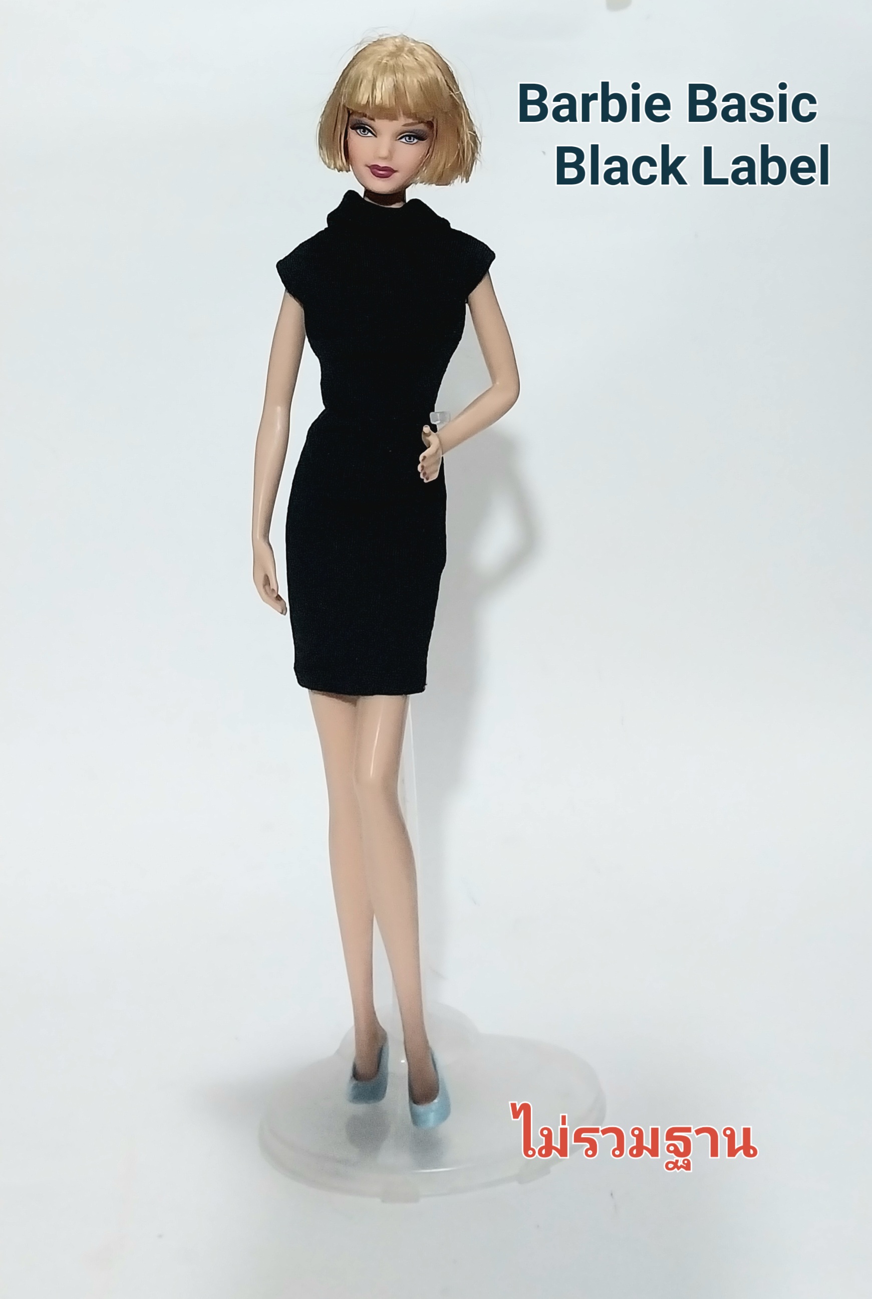 มีหลายภาพ,บาร์บี้เบสิค Barbie Basics Doll,Black Label ของแท้Mattel, รองเท้าไม่ได้มากับชุด,ไม่มีส่วนใดหลวม