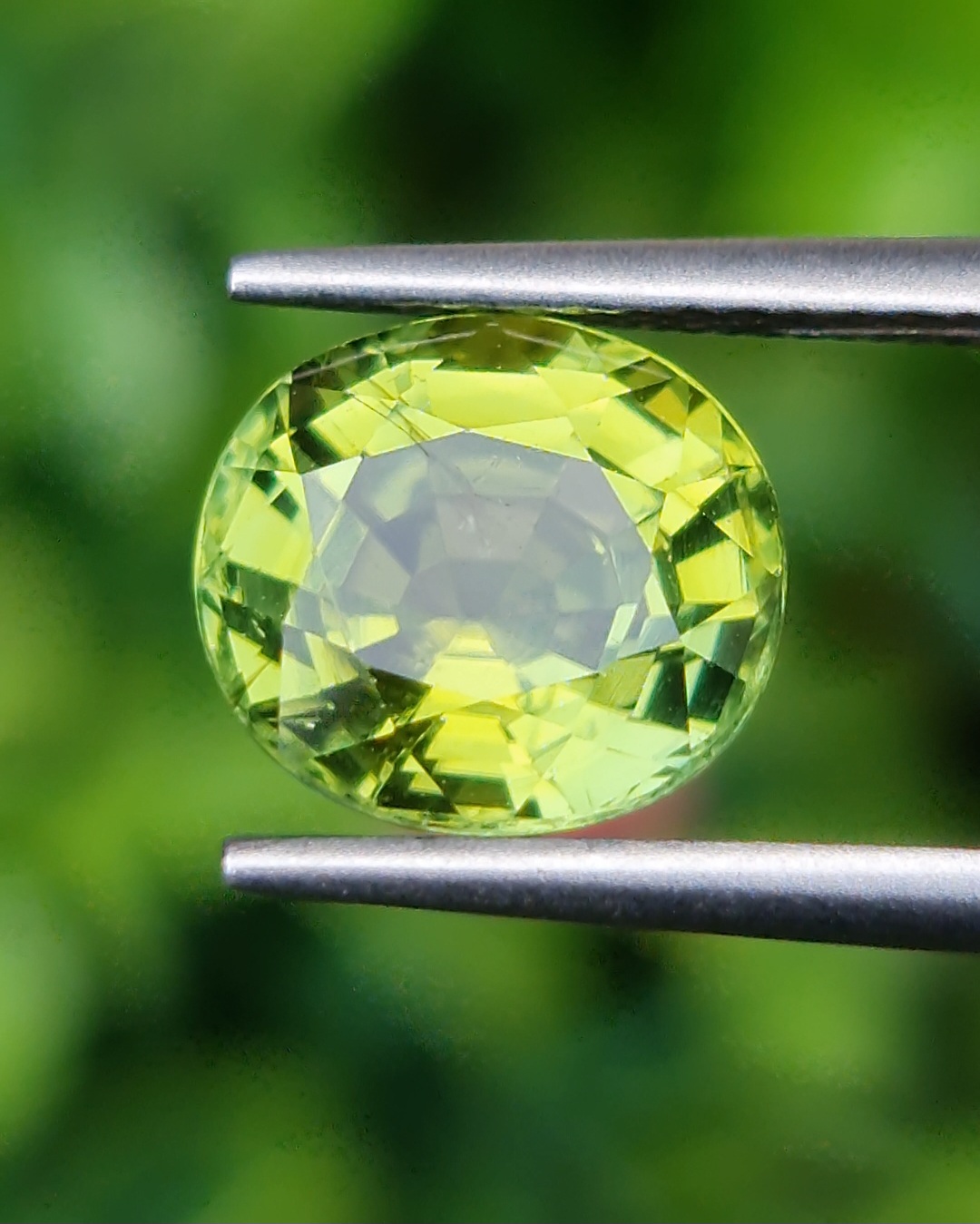 พลอย กรีน ทัวร์มารีน (Green Tourmaline) 2.68 กะรัต (Cts.) อัญมณีมงคลประจําวันเกิด เครื่องประดับพลอย