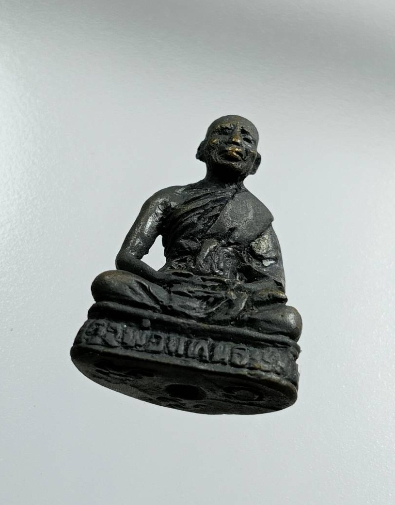 ก783 รูปหล่อ หลวงพ่อแทน วัดแก้วฟ้า(วัดธรรมเสน) จ.ราชบุรี ปี2550