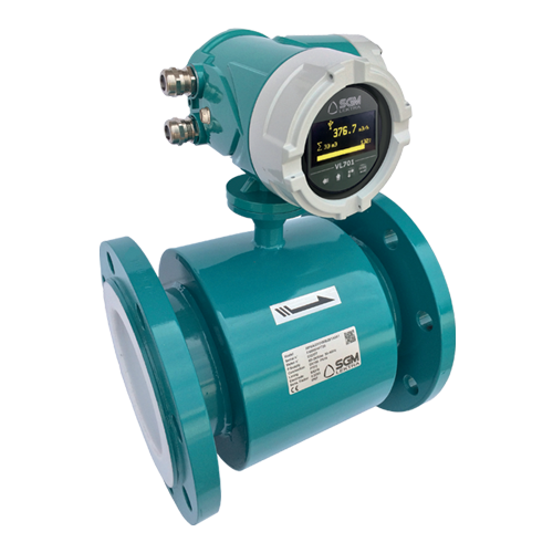 เครื่องวัดอัตราการไหลของน้ำ SGM-LEKTRA Electromagnetic Flow Meter RPMAGM