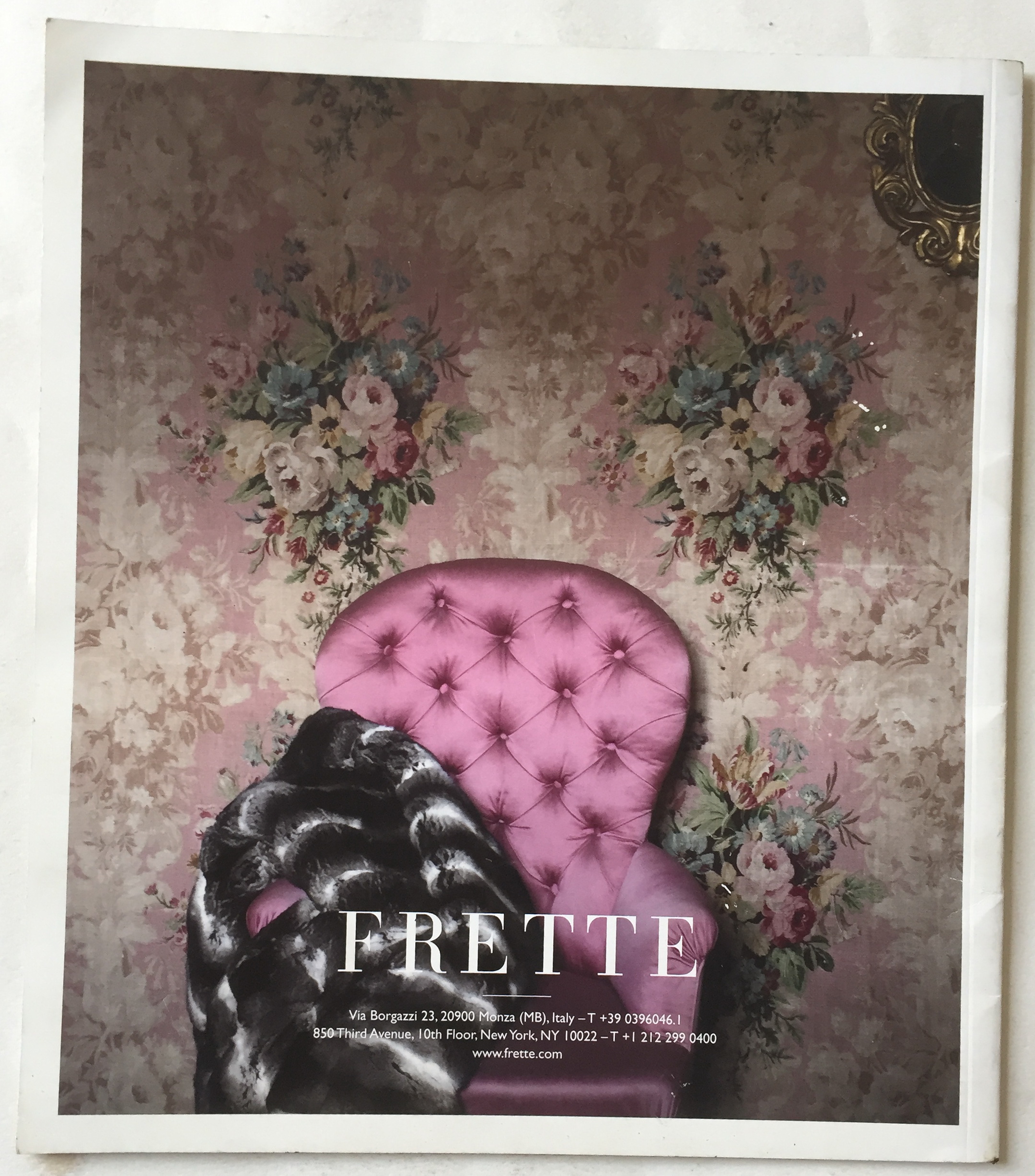 แคตตาล็อกเก่า เครื่องนอน FRETTE