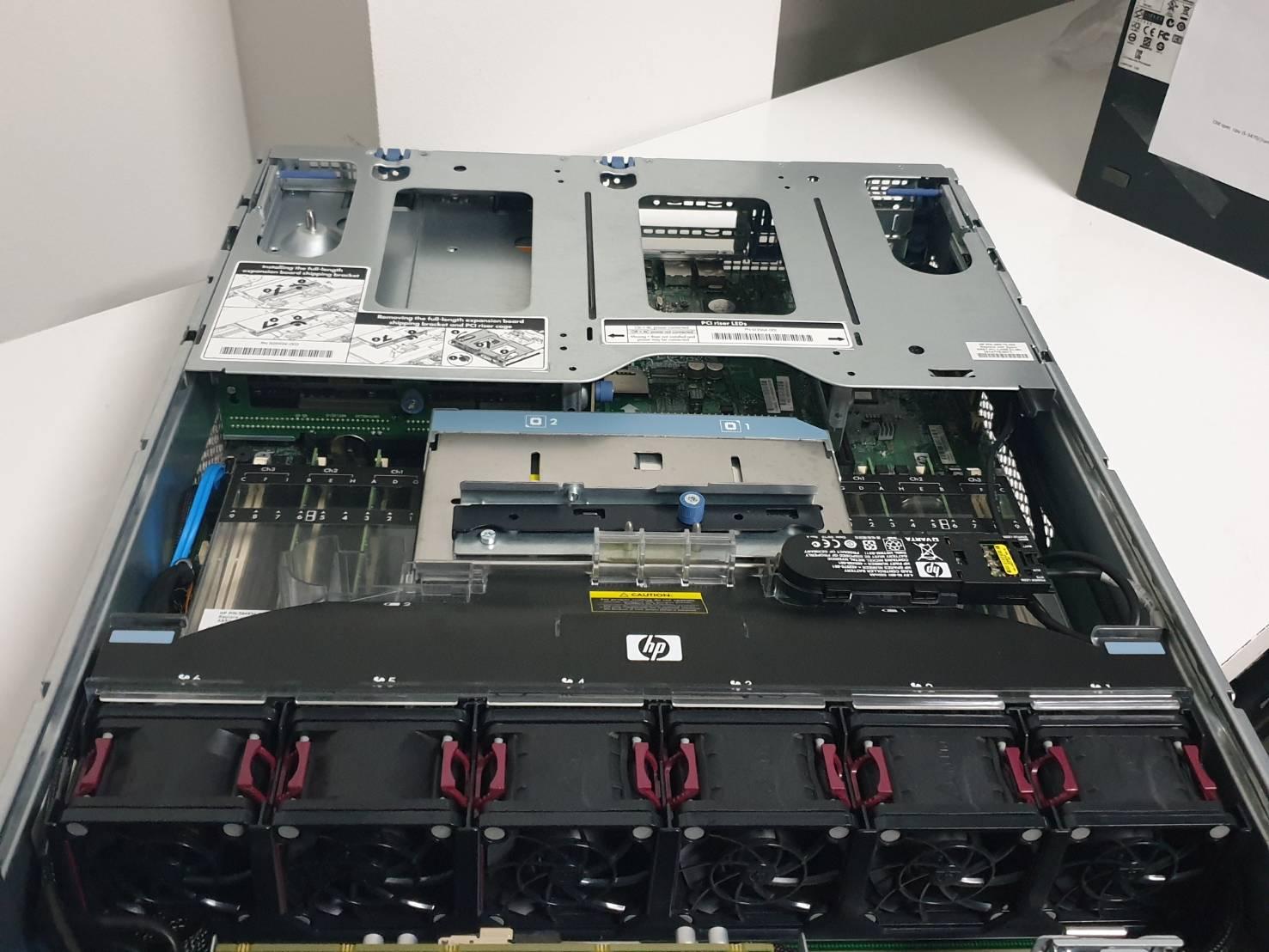 HP Dl 380 g6/g7 เครื่อง 2 ยู รองรับ hdd 8 ลูก