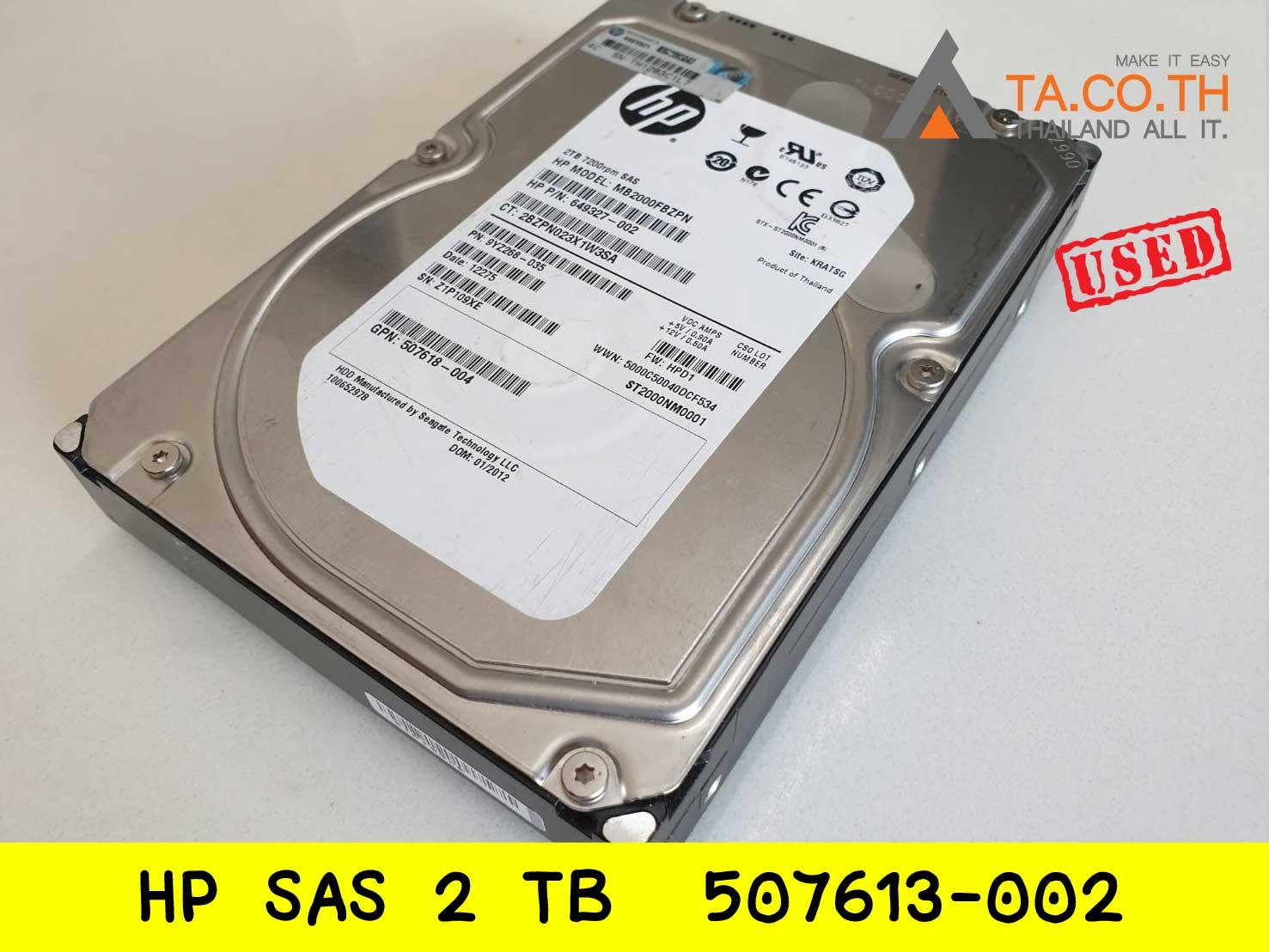 HP SAS 2 TB 507613-002