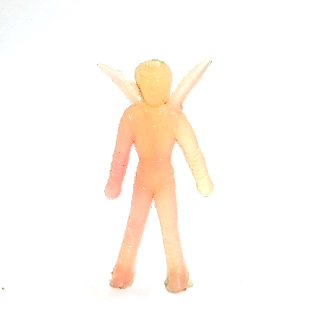 ตุ๊กตุ่น แอนท์ รุ่นแถมจากถุงถั่วรุ่นเก่า ราวปี 2518 สูงราว 2 นิ้ว สีชมพู สภาพดี ไม่หักไม่กาว