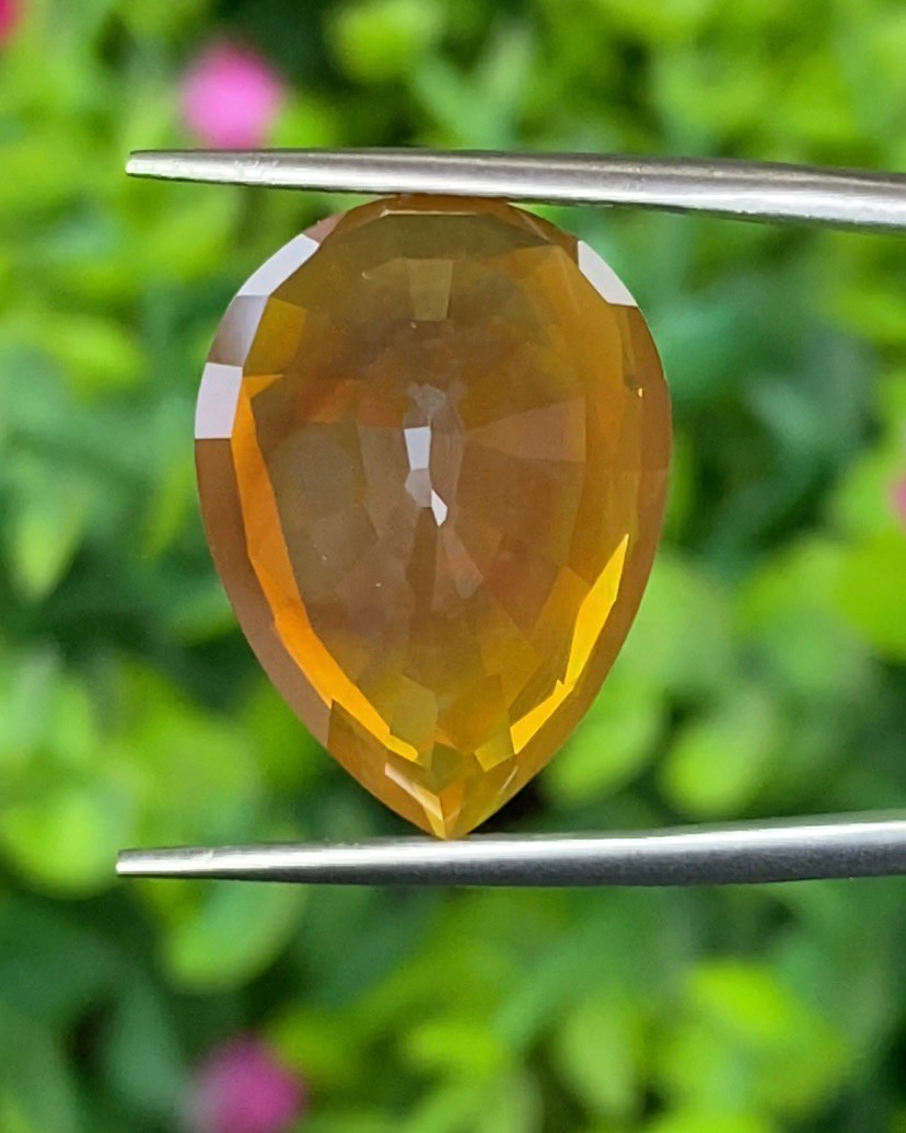 พลอย โอปอล Opal 12.04 กะรัต (Cts.) พลอยแท้ อัญมณีมงคลประจําวันเกิด เครื่องประดับพลอย