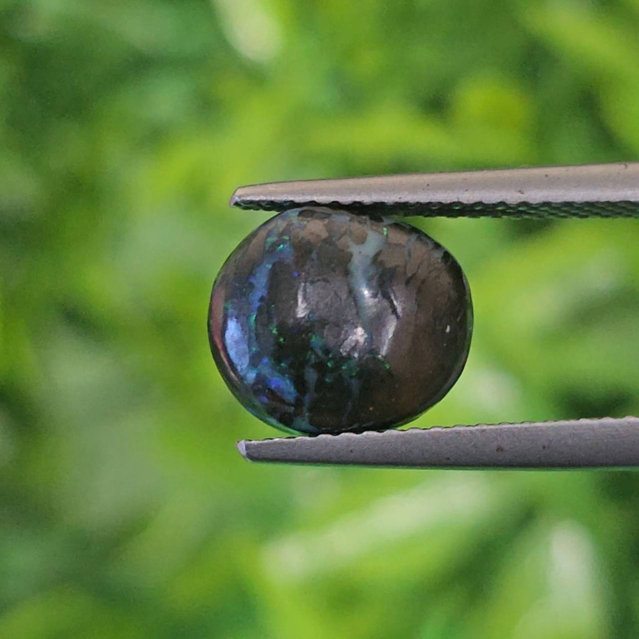 พลอย โบลเดอร์ โอปอล ออสเตรเลีย Australian Boulder Opal 5.06 กะรัต (Cts.) พลอยแท้ อัญมณีมงคลประจําวันเกิด เครื่องประดับพลอย