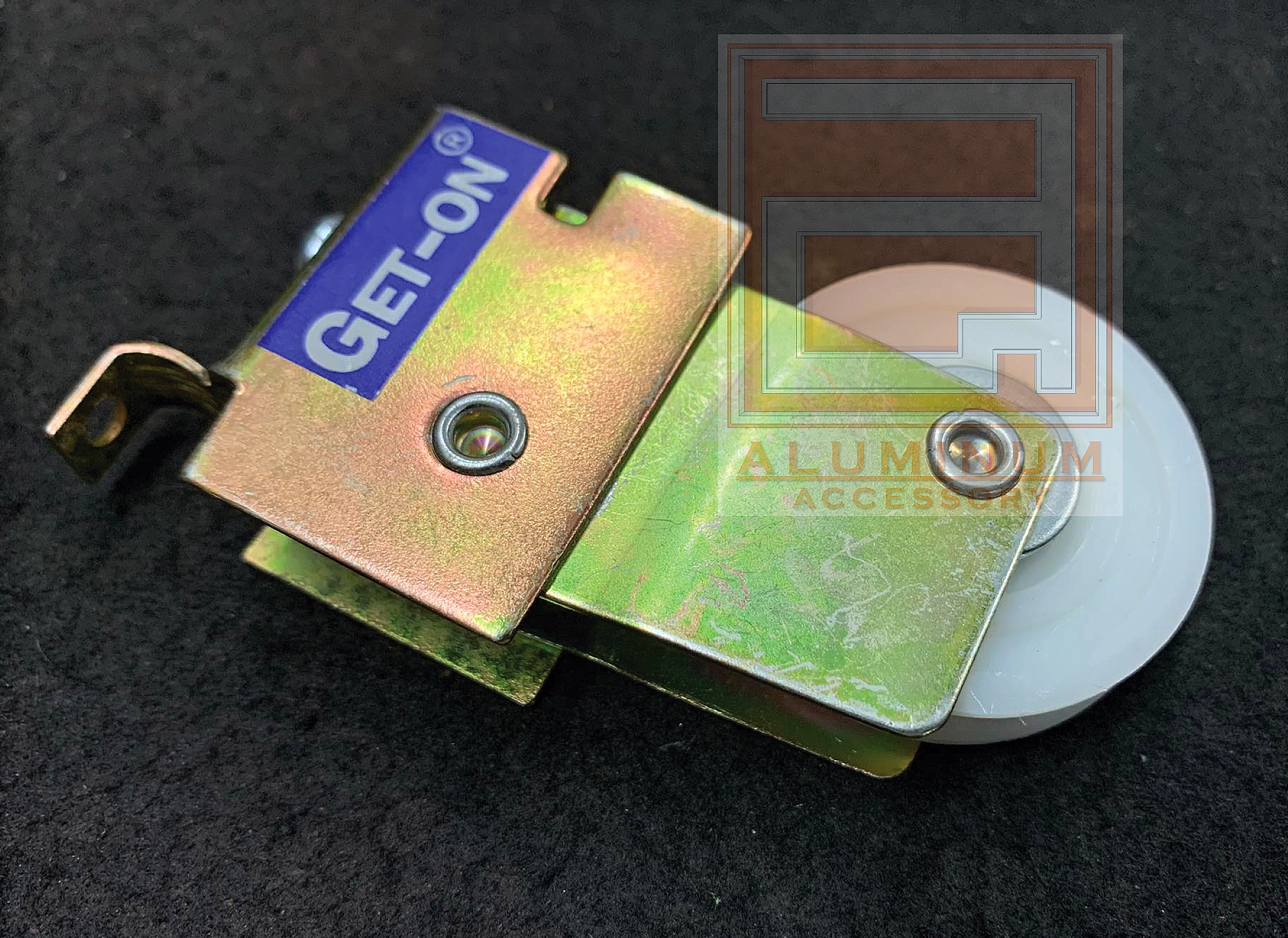 Get-On ล้อบานเลื่อน(ล้อน้ำเงิน) สำหรับบานหน้าต่างอลูมิเนียม(บานเล็ก)