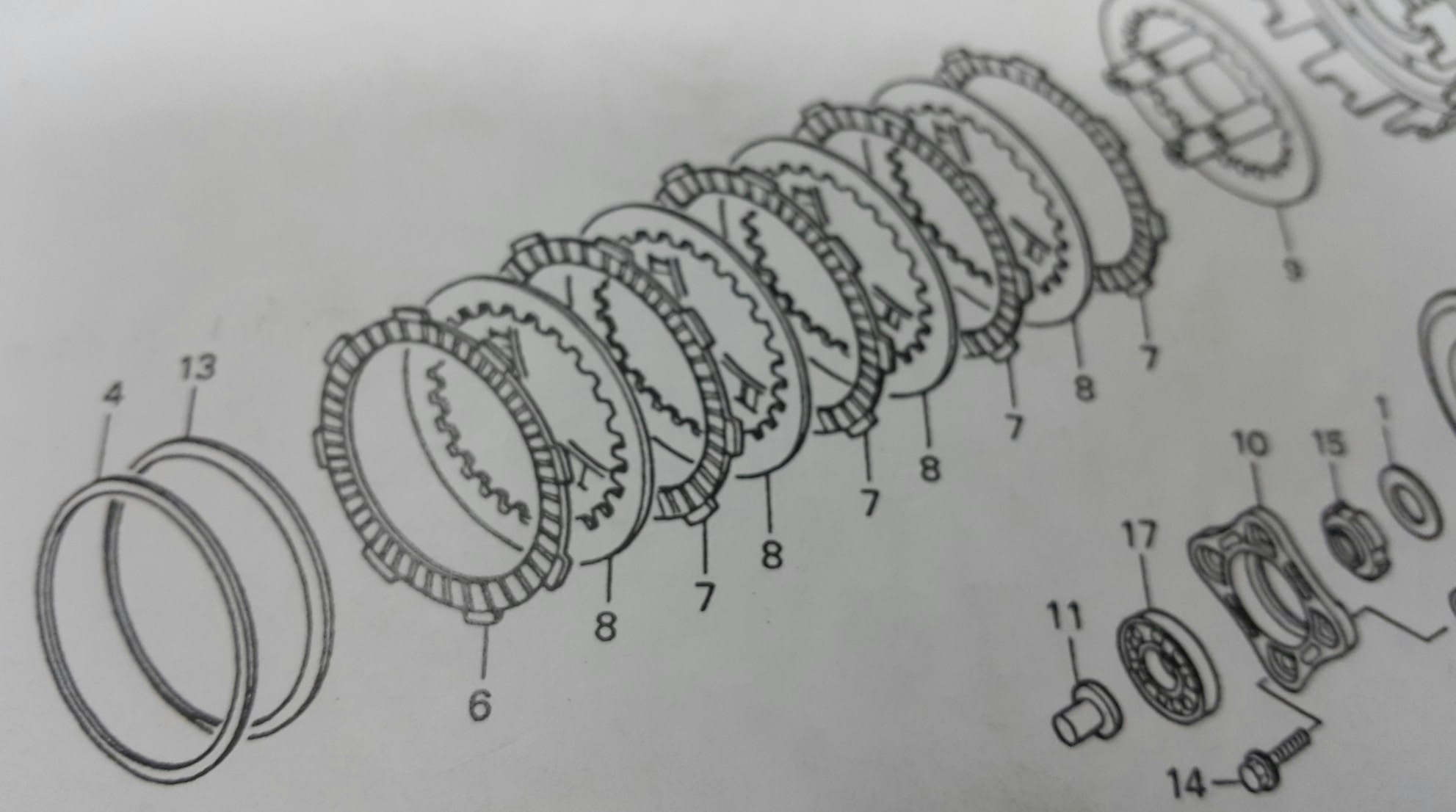 แผ่นคลัทช์ TA200